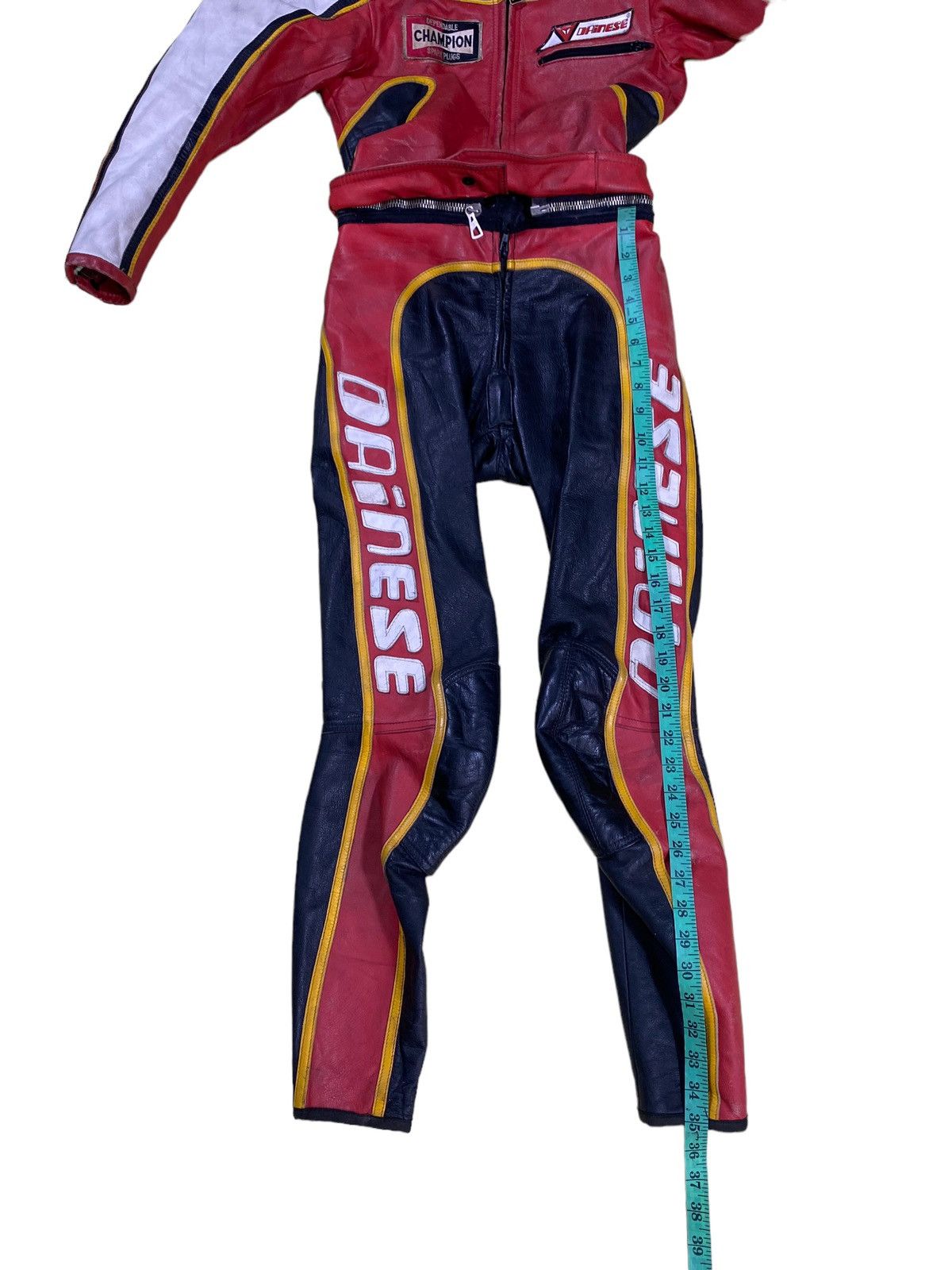 Dainese × Vintage Vintage 80s Dainese Overall Riding Suit Class Leather Size US S / EU 44-46 / 1 - 23 Thumbnail