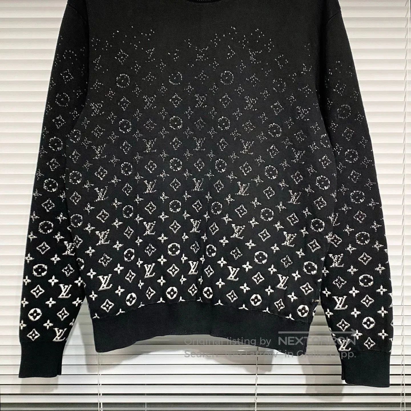 Louis Vuitton louis vuitton knitted black sweater with logo. Size US M / EU 48-50 / 2 - 3 Thumbnail