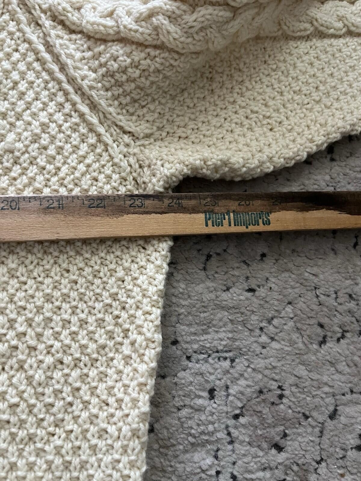 The Unbranded Brand The Woollen Store Dingle Ireland Cable Knit Sweater XL⁠ Size XL / US 12-14 / IT 48-50 - 6 Thumbnail