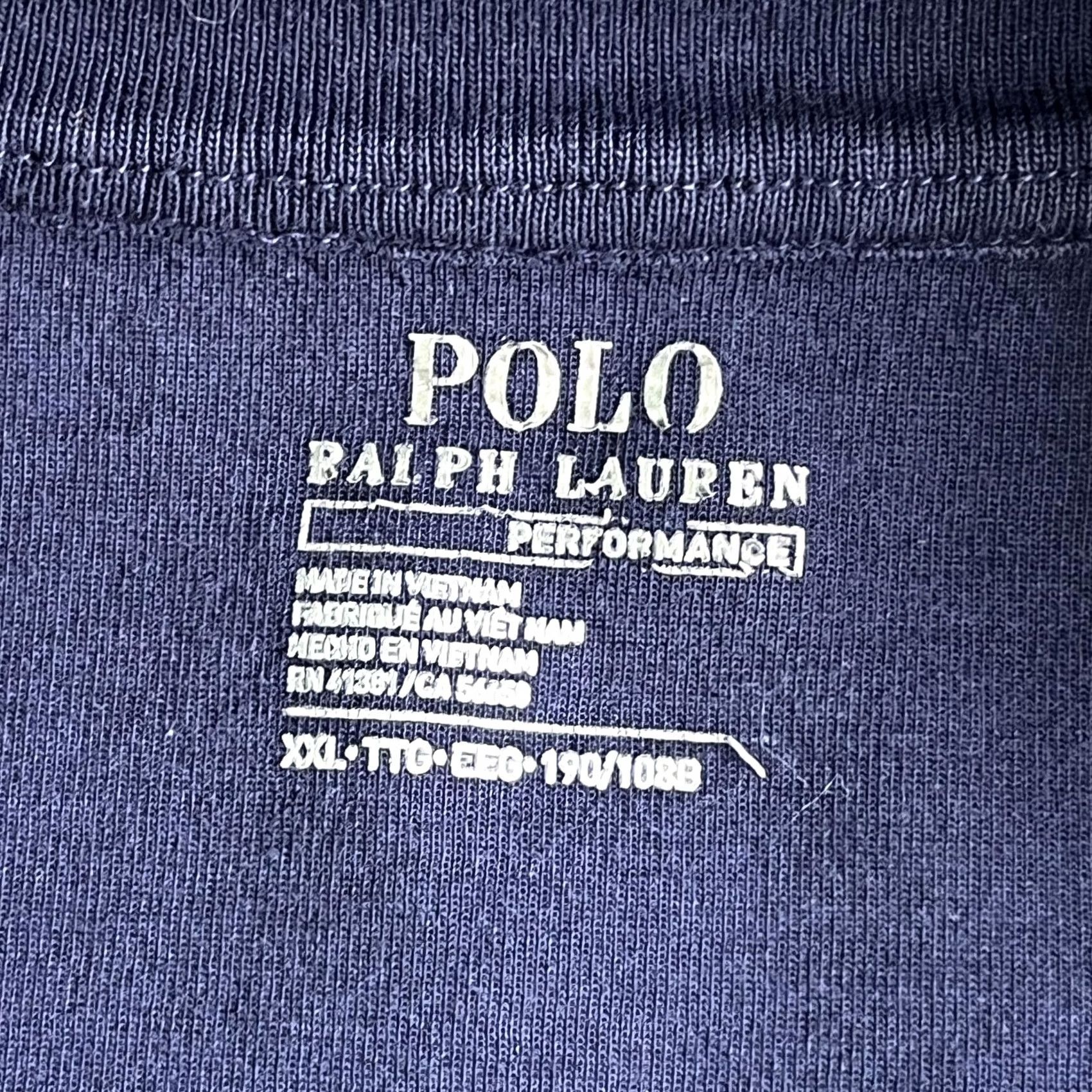 Polo Ralph Lauren Polo Ralph Lauren Sweatshirt Mens 2XL Blue Fleece Snap Henley Mock Neck Size US XXL / EU 58 / 5 - 5 Thumbnail