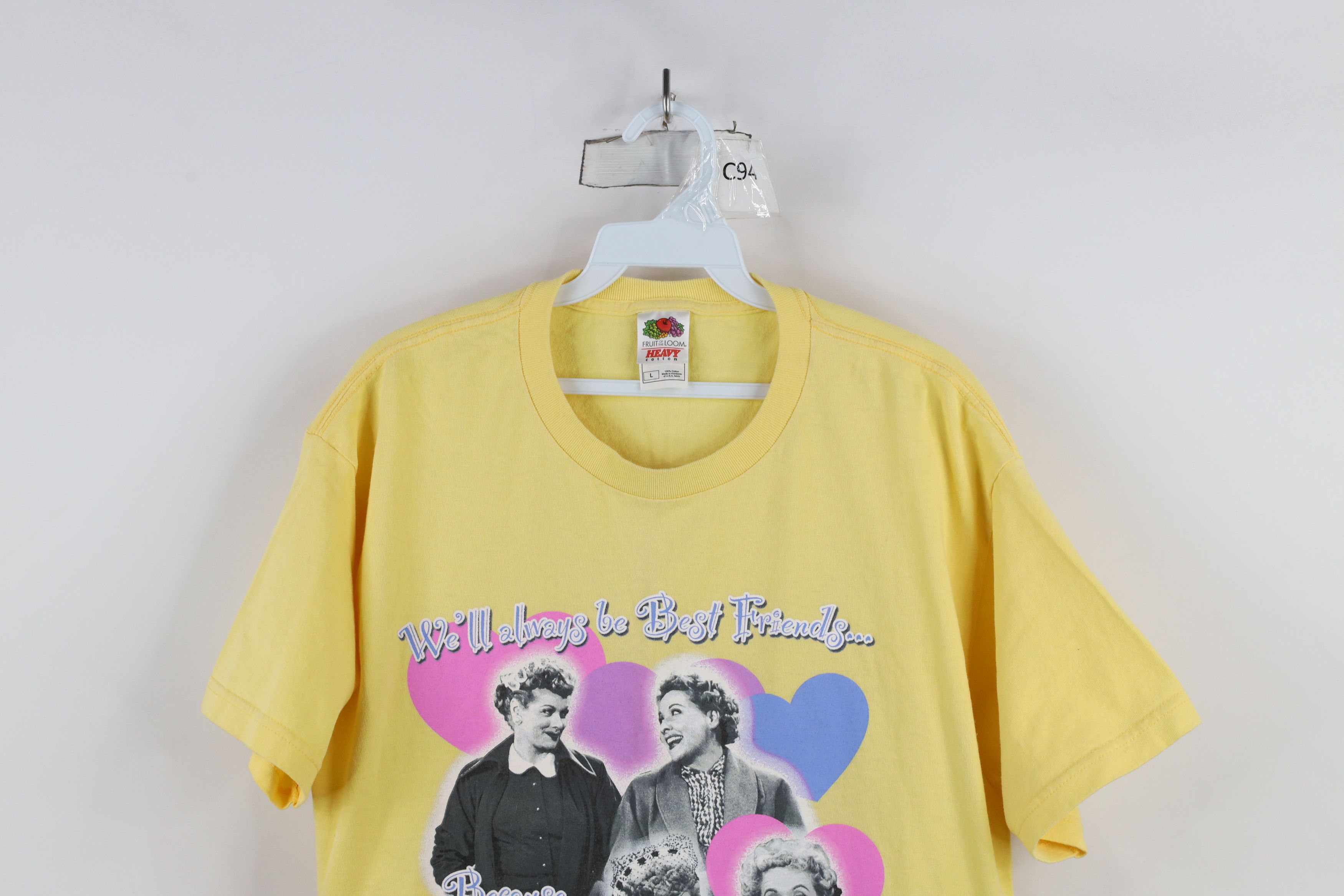 Vintage Vintage Y2K 2005 I Love Lucy We'll Be Best Friends T-Shirt Size US L / EU 52-54 / 3 - 2 Thumbnail