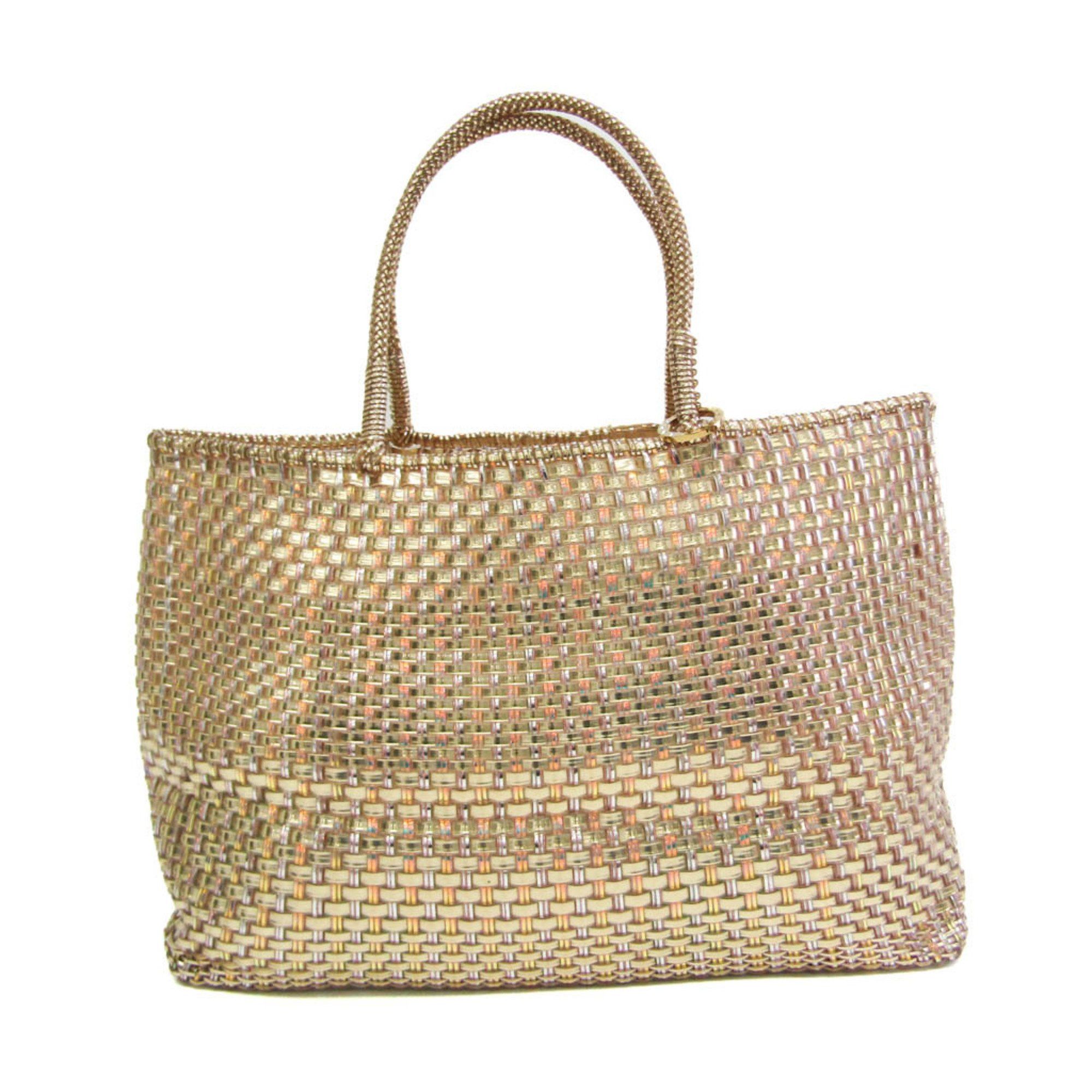 ANTEPRIMA Anteprima Intreccio Women's Wire,PVC Tote Bag Gold Size ONE SIZE - 1 Thumbnail