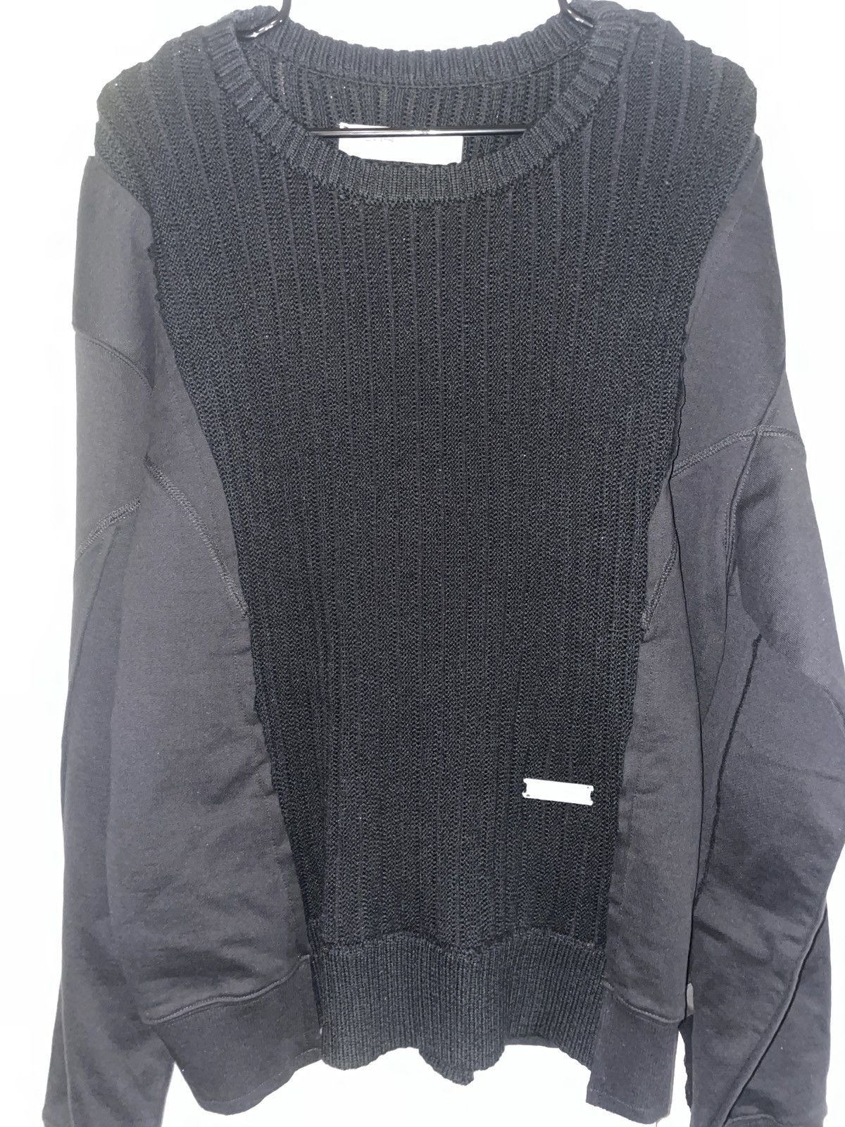 C2H4 C2H4 Black Knit Sweater size large Size US L / EU 52-54 / 3 - 1 Thumbnail