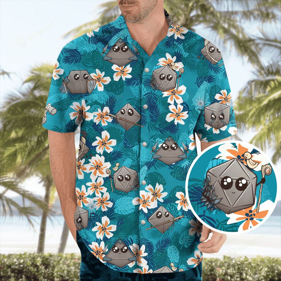 Other KAWAII DICES DND CLASSES HAWAIIAN SHIRT Size US L / EU 52-54 / 3 - 1 Thumbnail