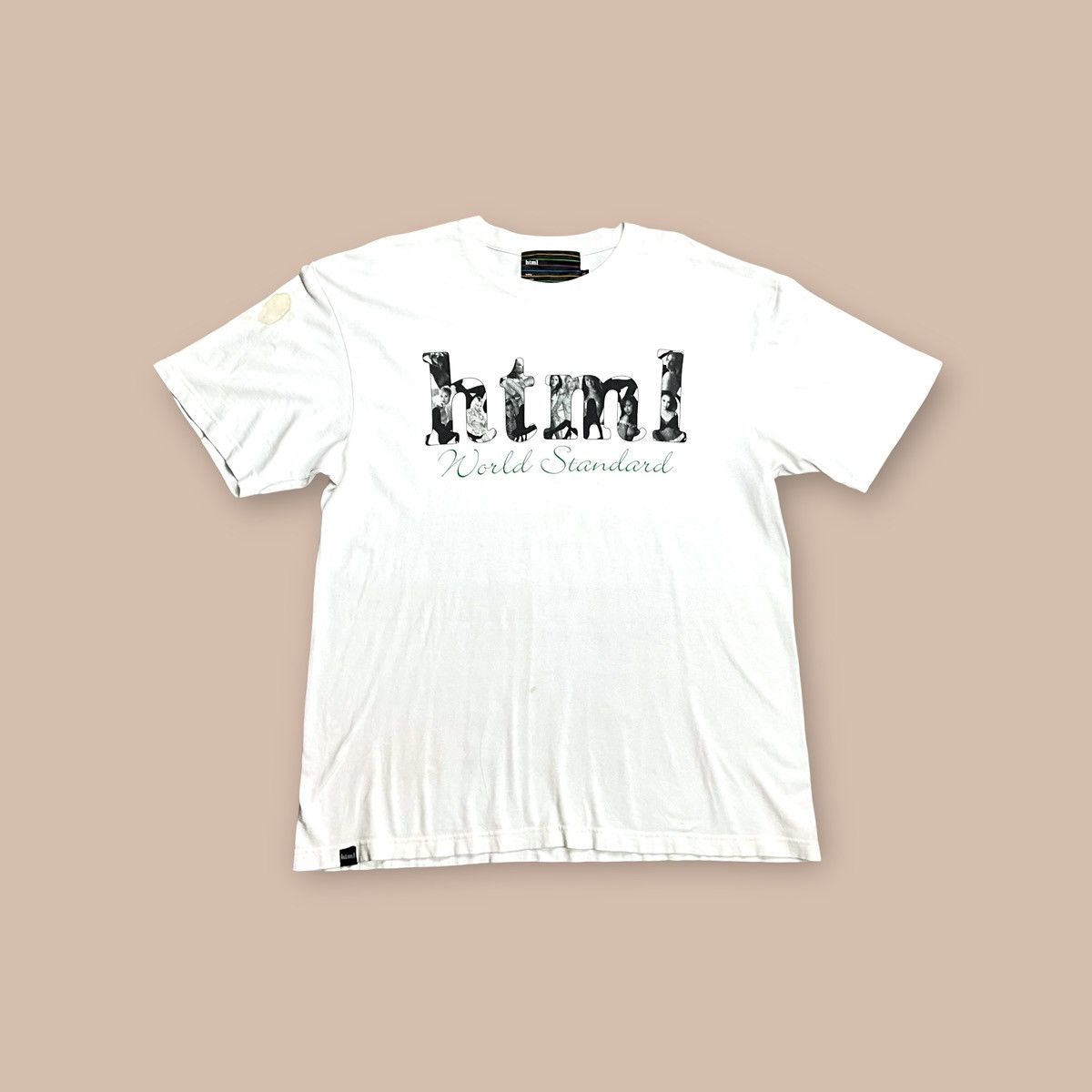 Japanese Brand HTML World Standard "Nudes" Tee Size US XL / EU 56 / 4 - 1 Thumbnail