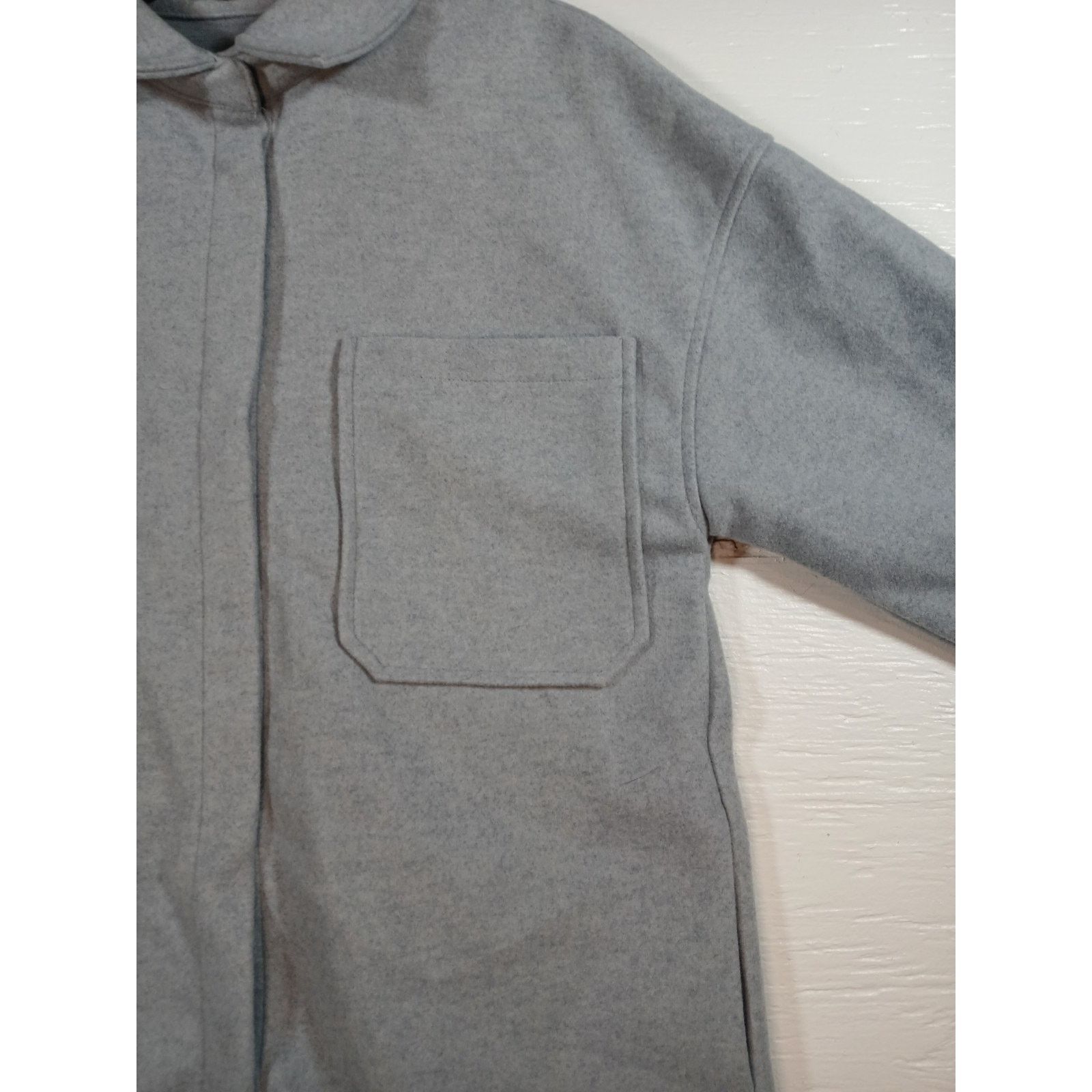 Other Merokeety (Medium) Unisex Gray Button Women's Coat Size M / US 6-8 / IT 42-44 - 4 Thumbnail