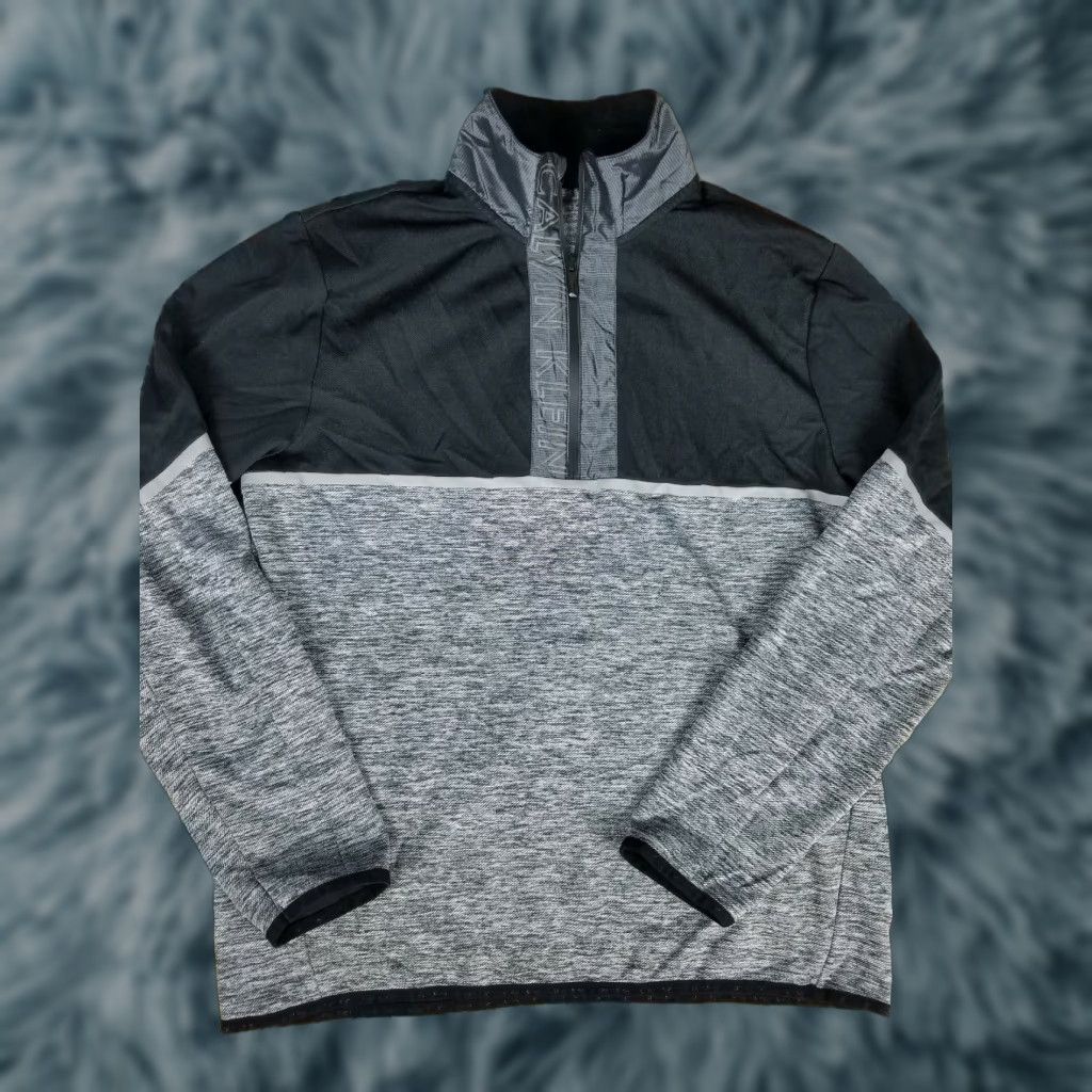Calvin Klein Calvin Klein Performance Mens Long Sleeve Dri Fit Pullover Reflective Shirt L Gray Shirt Reflective Activewear Mens Size US L / EU 52-54 / 3 - 1 Thumbnail