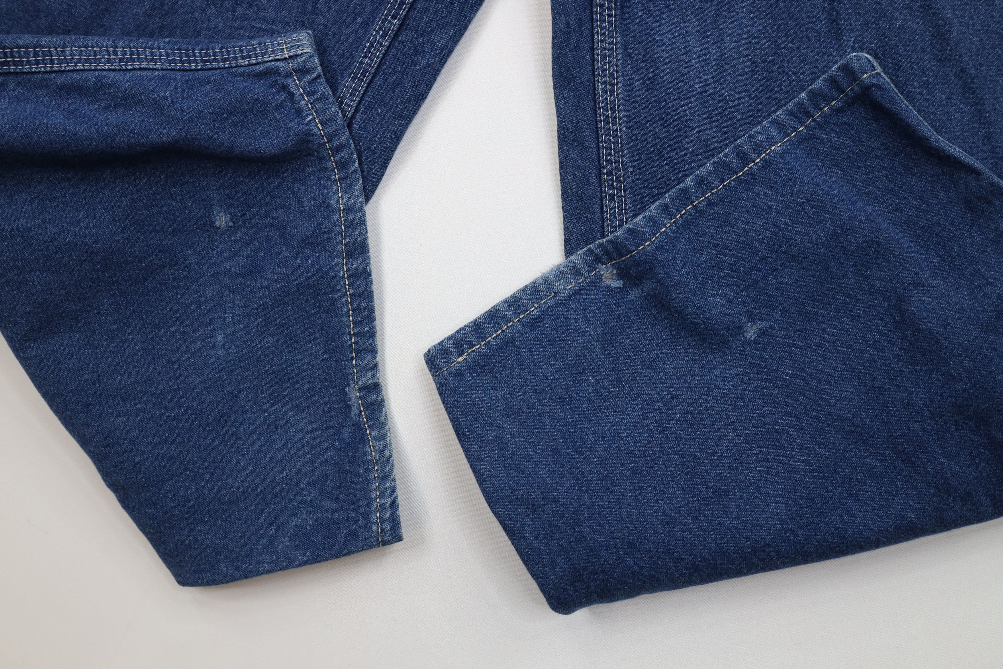 Carhartt Vintage Y2K Carhartt Spell Out Wide Leg Dungaree Jeans Size US 44 / EU 60 - 5 Thumbnail