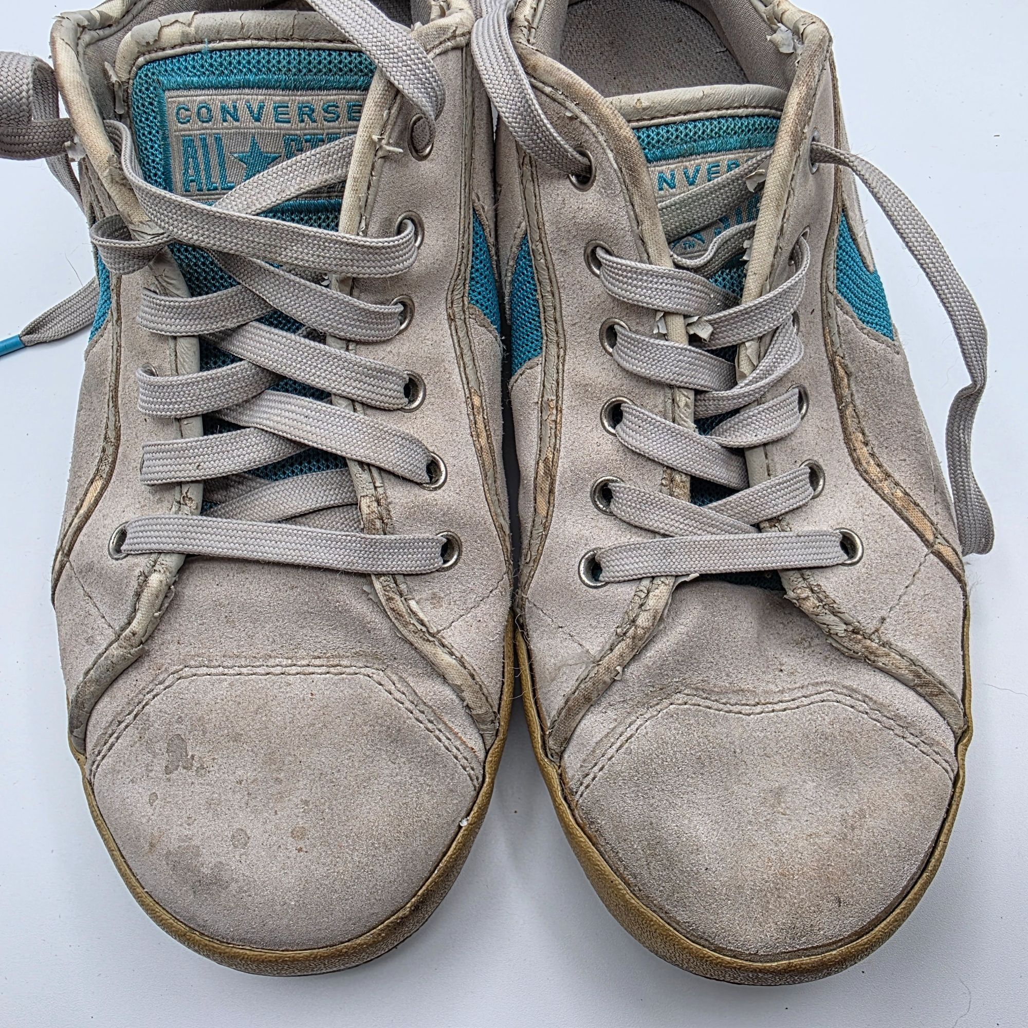 Converse Converse All Star Womens Size 8 Gray Teal Low Top Sneakers C Size US 8 / IT 38 - 11 Thumbnail