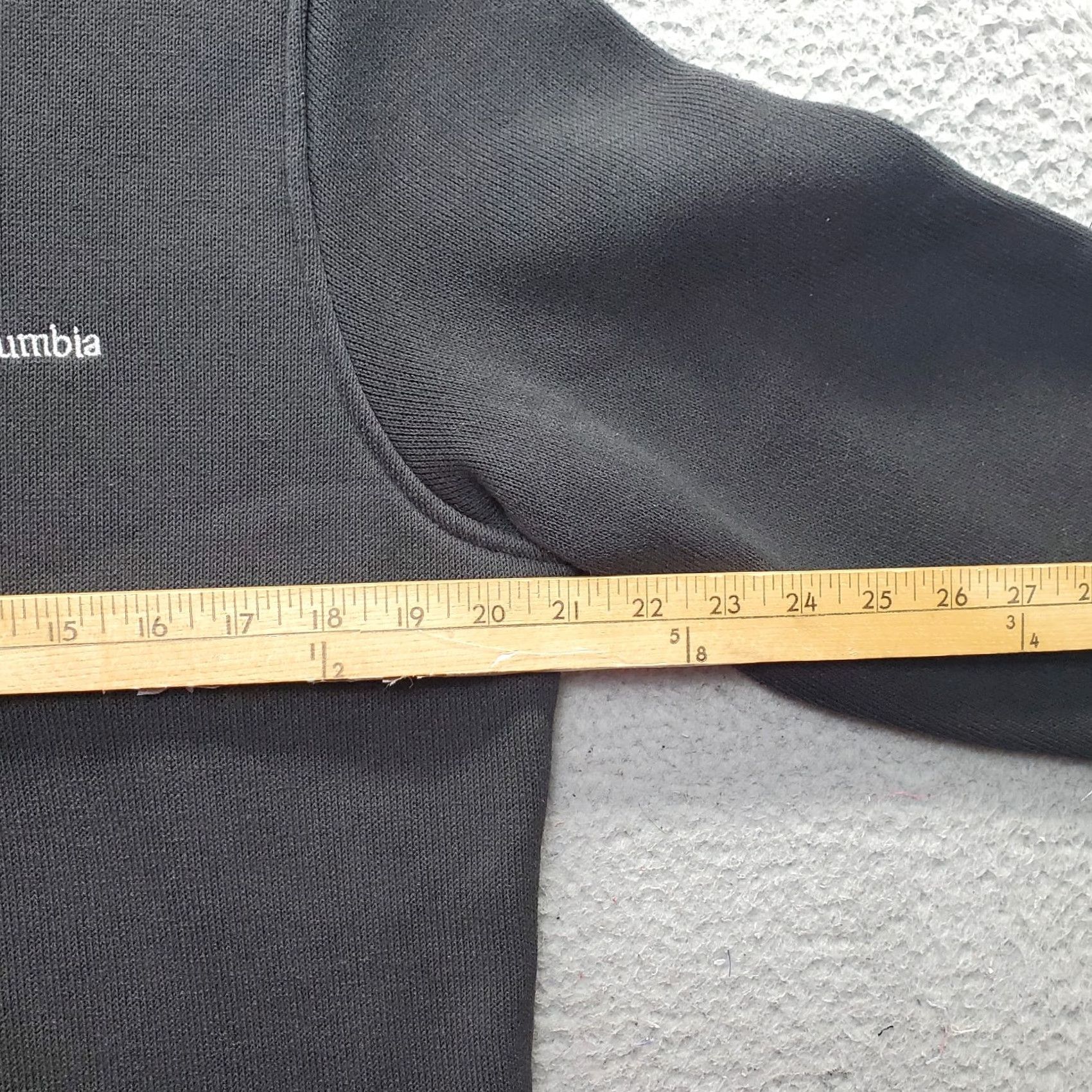 Vintage Columbia Sweatshirt Mens Large Black Sherpa Lined Elbow Patch 1/4 Zip Pullover Size US L / EU 52-54 / 3 - 4 Thumbnail