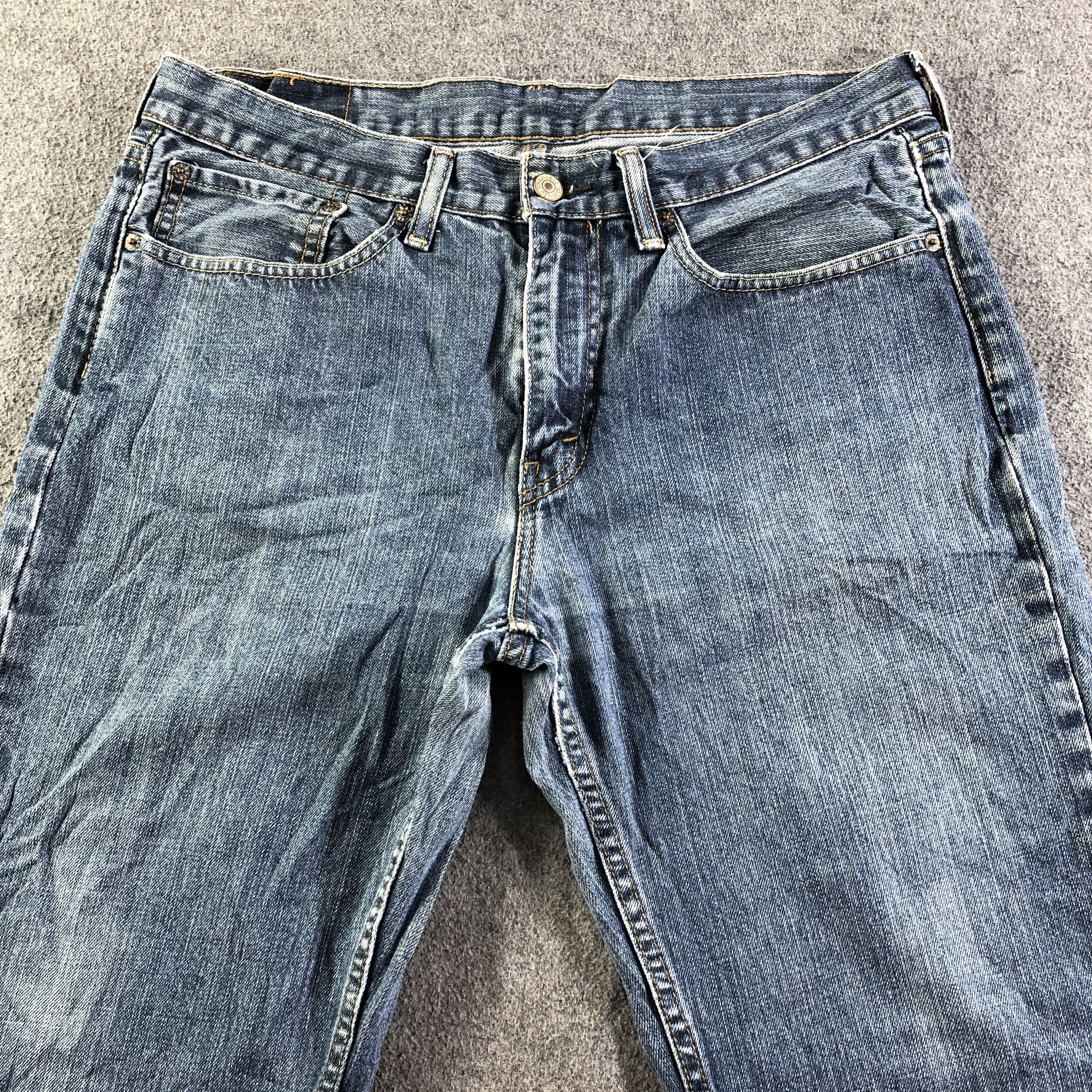 Levi's Vintage Blue Wash Levis 514 Jeans-J4162 Size US 35 - 3 Thumbnail