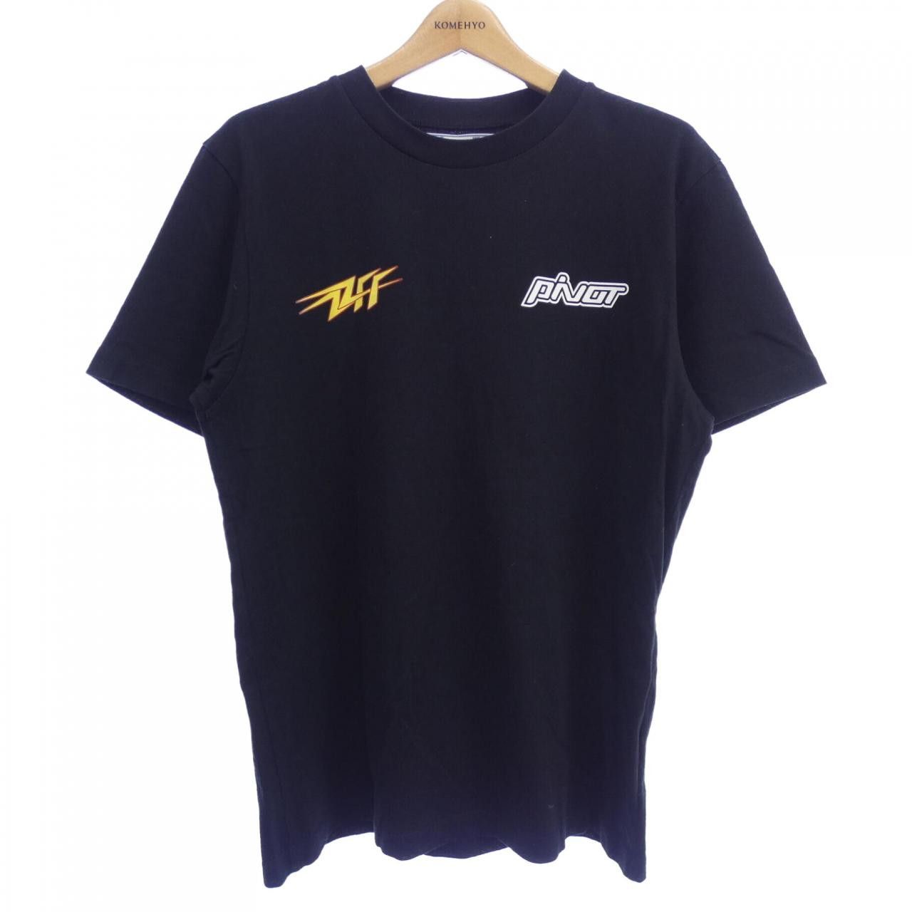 Off-White Off-White Off-White Cotton T Shirt Textile T-Shirts OMAA027E20JER015 DUTY FREE for USA Size ONE SIZE - 1 Thumbnail