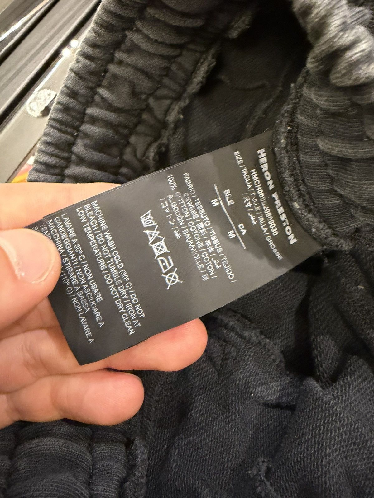 Heron Preston Heron Preston Sweatpants - Black Size US 30 / EU 46 - 4 Thumbnail