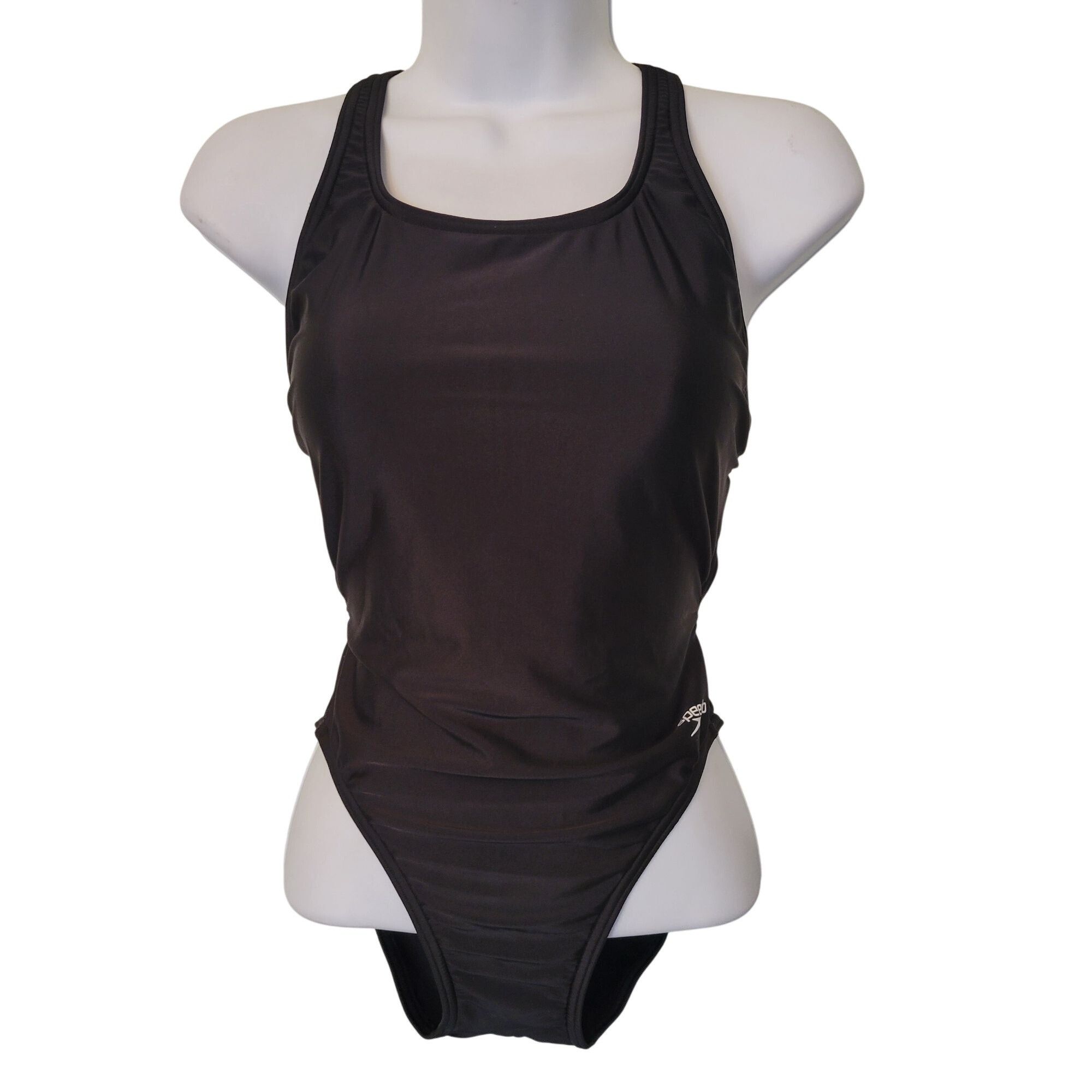 Speedo Speedo Pro LT Black Swimsuit One Piece 8/34 Racerback Swim Size ONE SIZE - 1 Thumbnail
