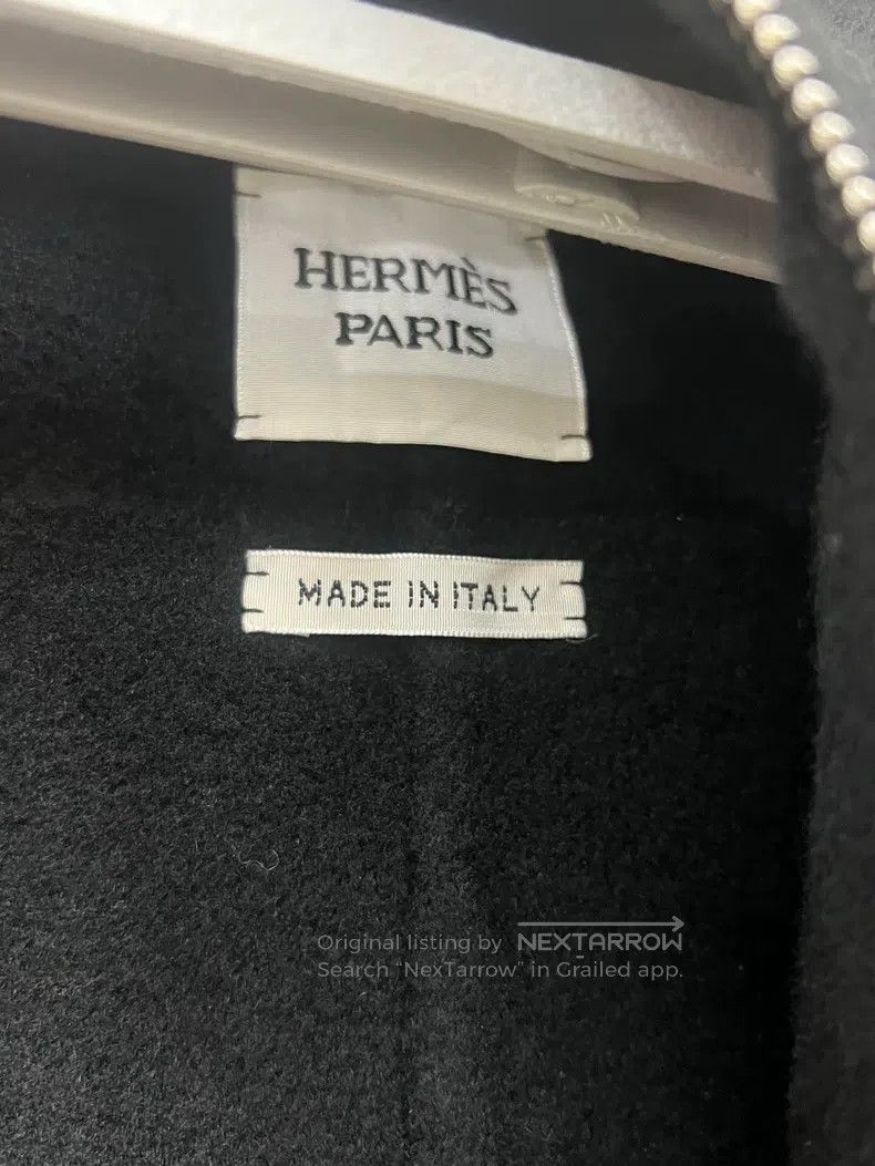 Hermes Hermes Black Cashmere Coat Size XXS / US 00 / IT 34 - 6 Thumbnail