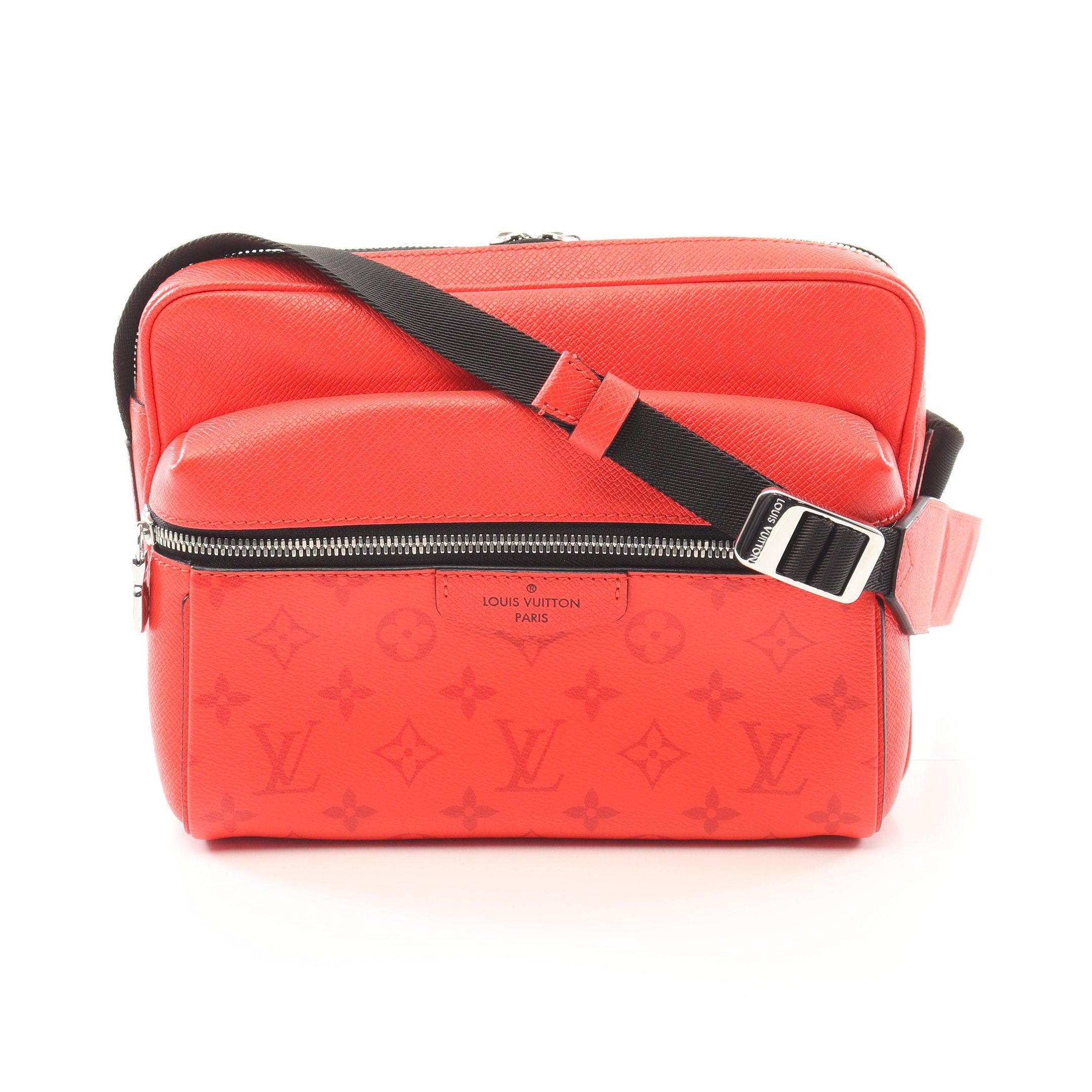 Louis Vuitton Louis Vuitton Outdoor Messenger Pm Taigarama Rouge Shoulder Bag Leather Red Size ONE SIZE - 1 Thumbnail