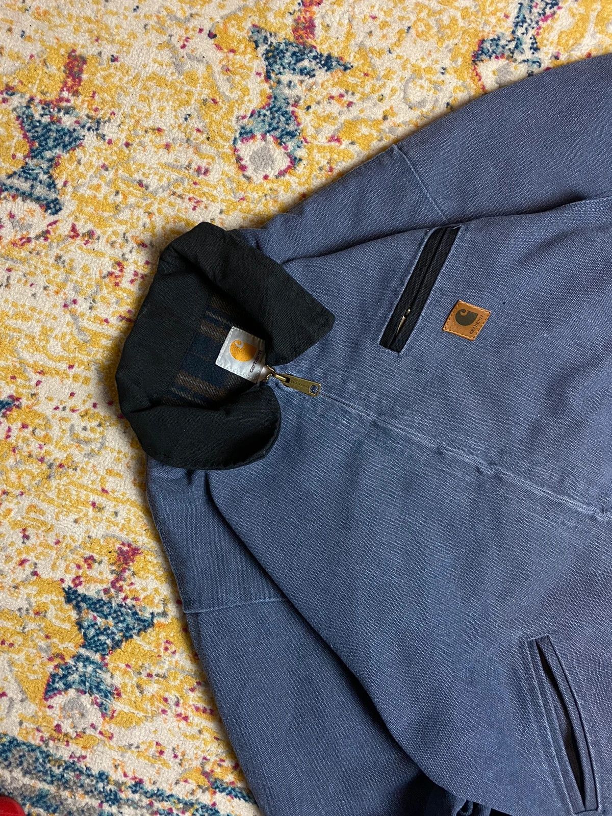 Carhartt Carhartt Detroit work wear jacket jacke blau Size US L / EU 52-54 / 3 - 2 Thumbnail