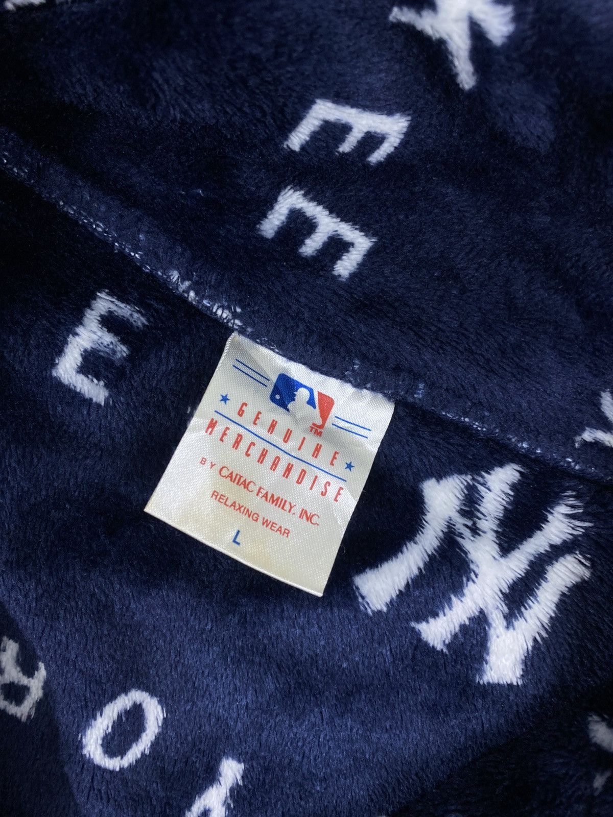 New York Yankees Vintage New York Yankees Genuine Sleepwear Pajama Top Size L / US 10 / IT 46 - 9 Thumbnail