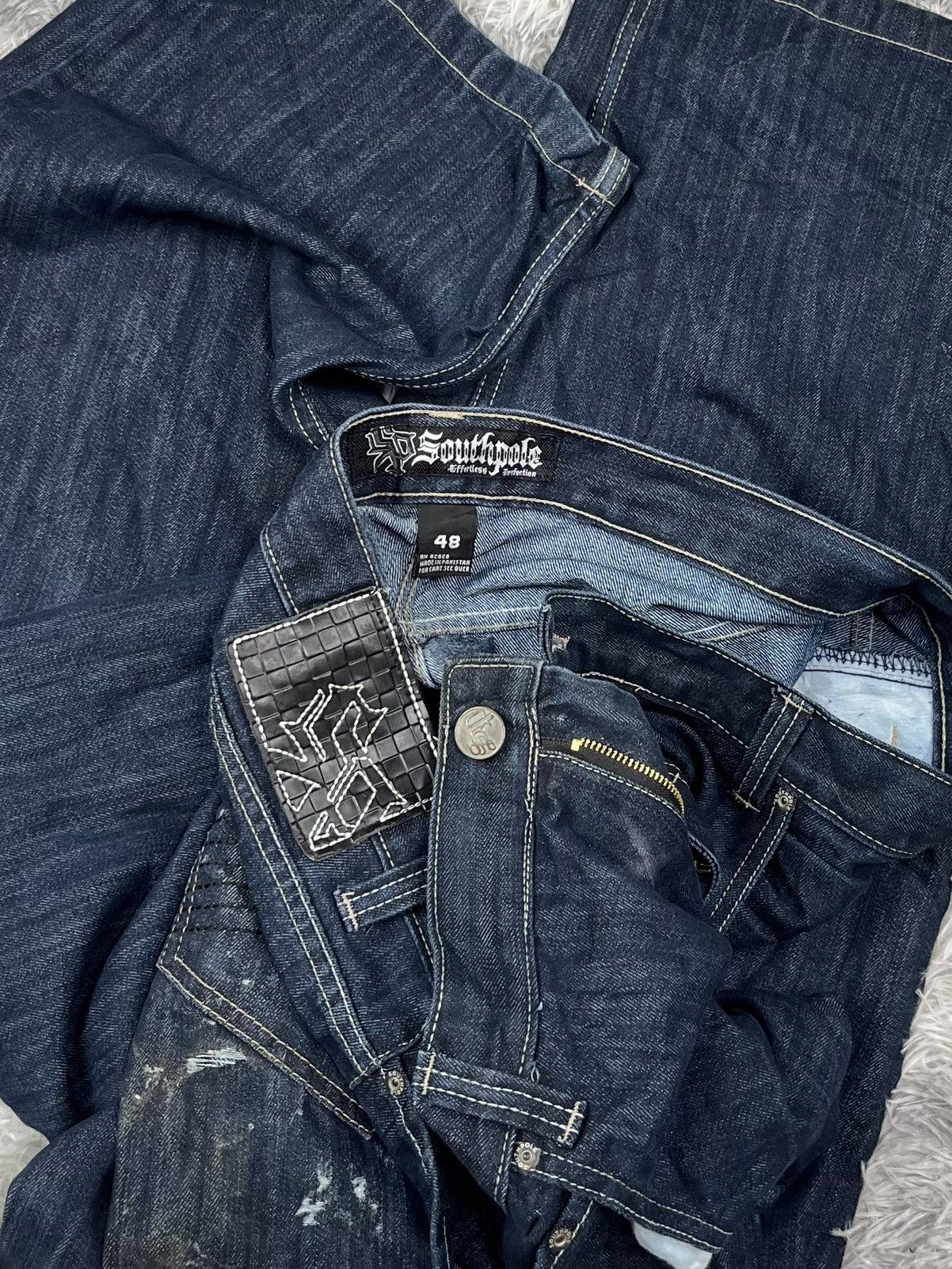 Southpole × Vintage Vintage South Pole Jeans Size US 44 / EU 60 - 9 Thumbnail