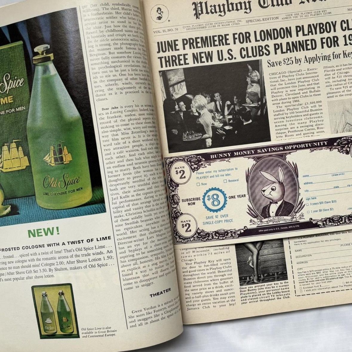Playboy VINTAGE PLAYBOY MAGAZINE MAY 1966 Size ONE SIZE - 3 Thumbnail