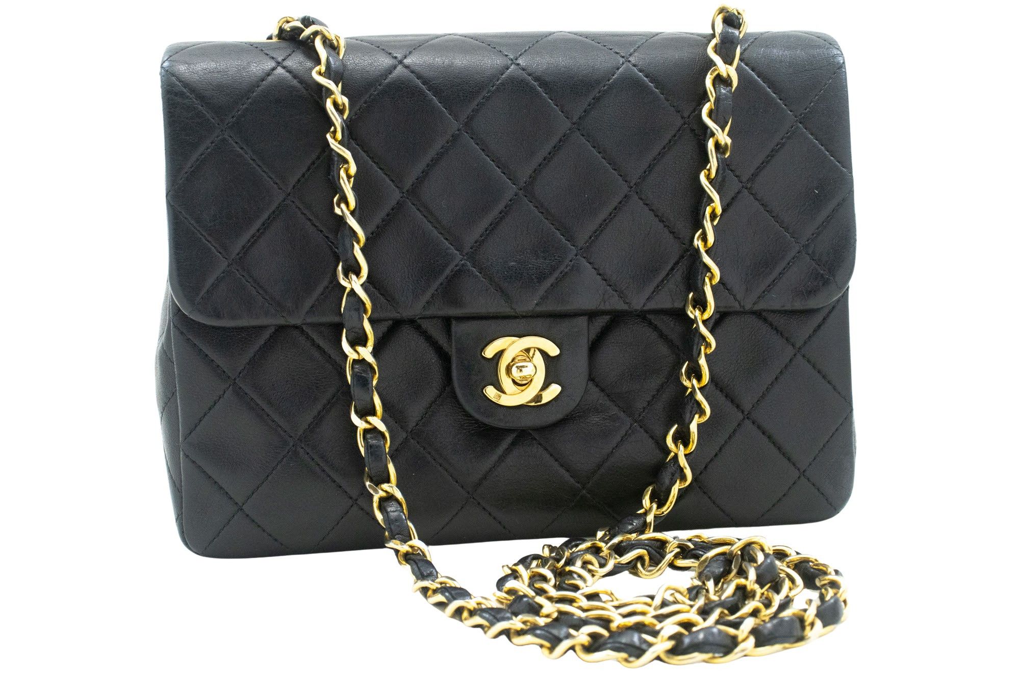 Chanel Timeless Black Leather Shoulder Bag (Pre-Owned) Size ONE SIZE - 1 Thumbnail