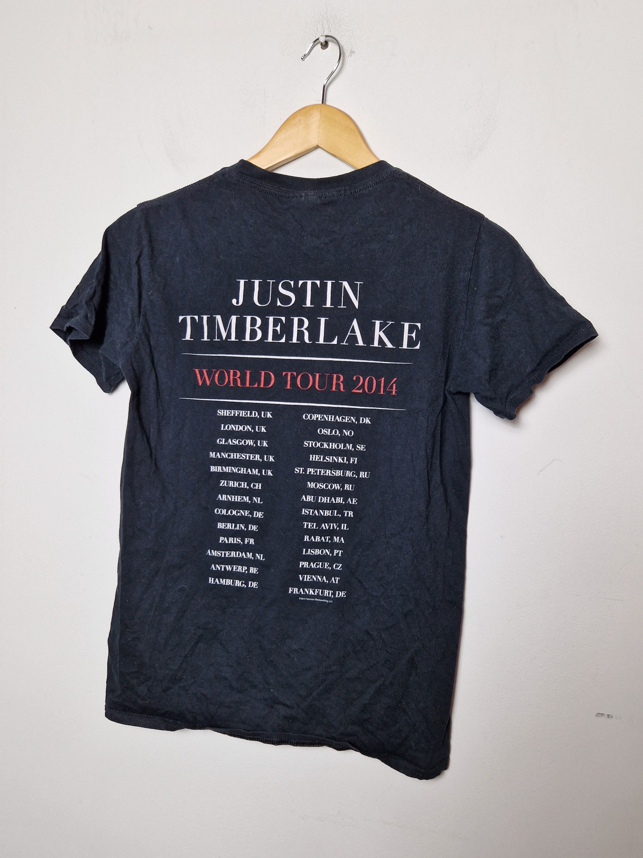Band Tees × Vintage Justin Timberlake World Tour 2014 og promo tee y2k merch Size US S / EU 44-46 / 1 - 4 Thumbnail