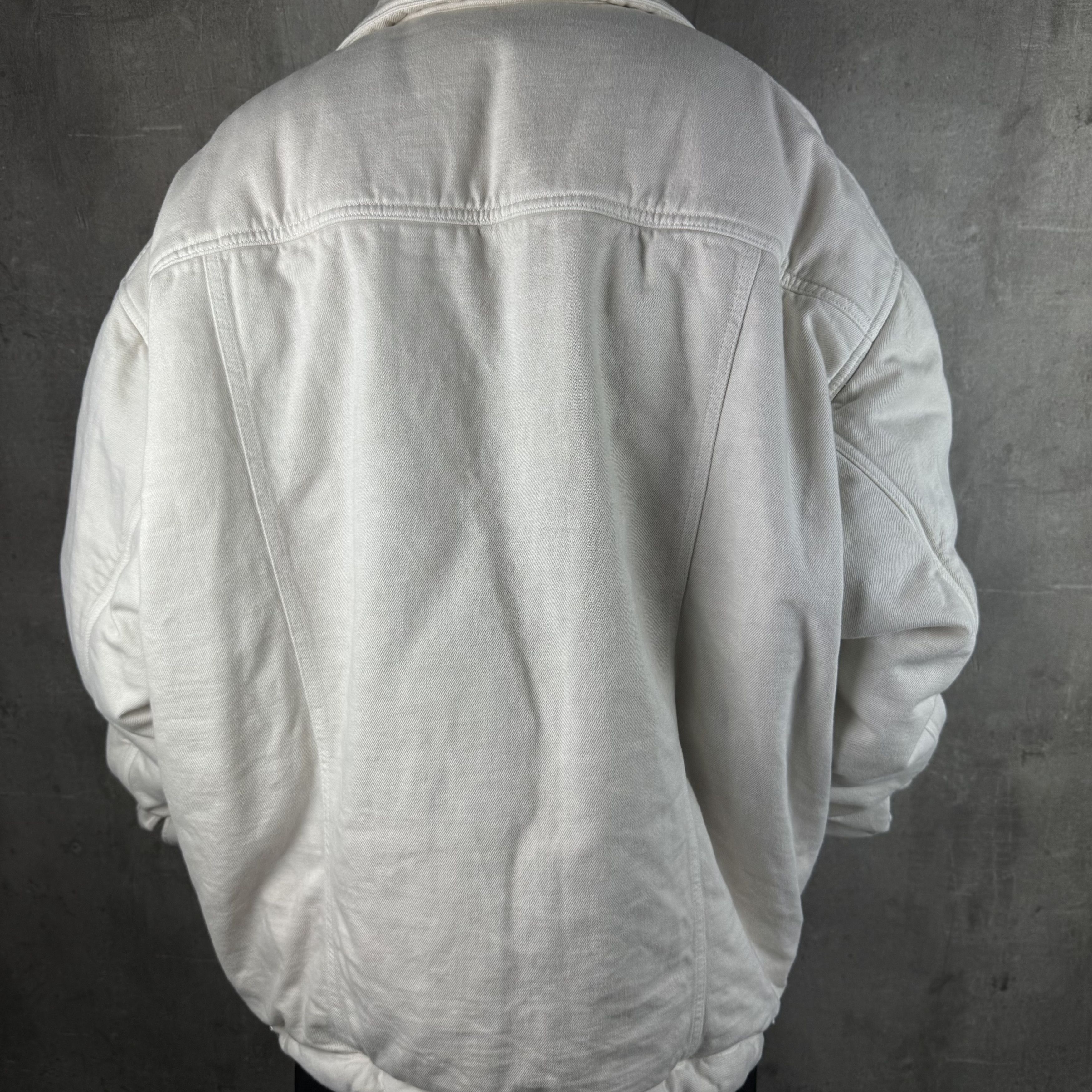 Balenciaga BALENCIAGA Padded Denim Jacket Worn By Kanye, Shai RARE Size US S / EU 44-46 / 1 - 6 Thumbnail