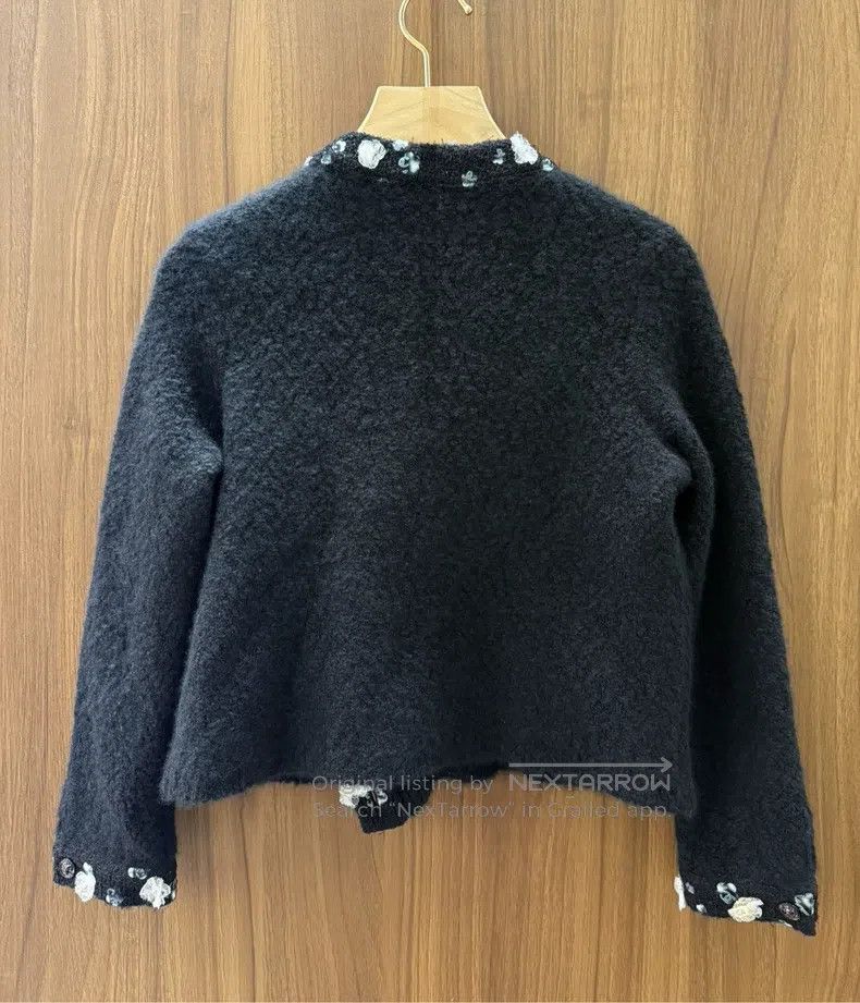 Chanel Chanel Black cashmere knitted jacket Size XXS / US 00 / IT 34 - 2 Thumbnail