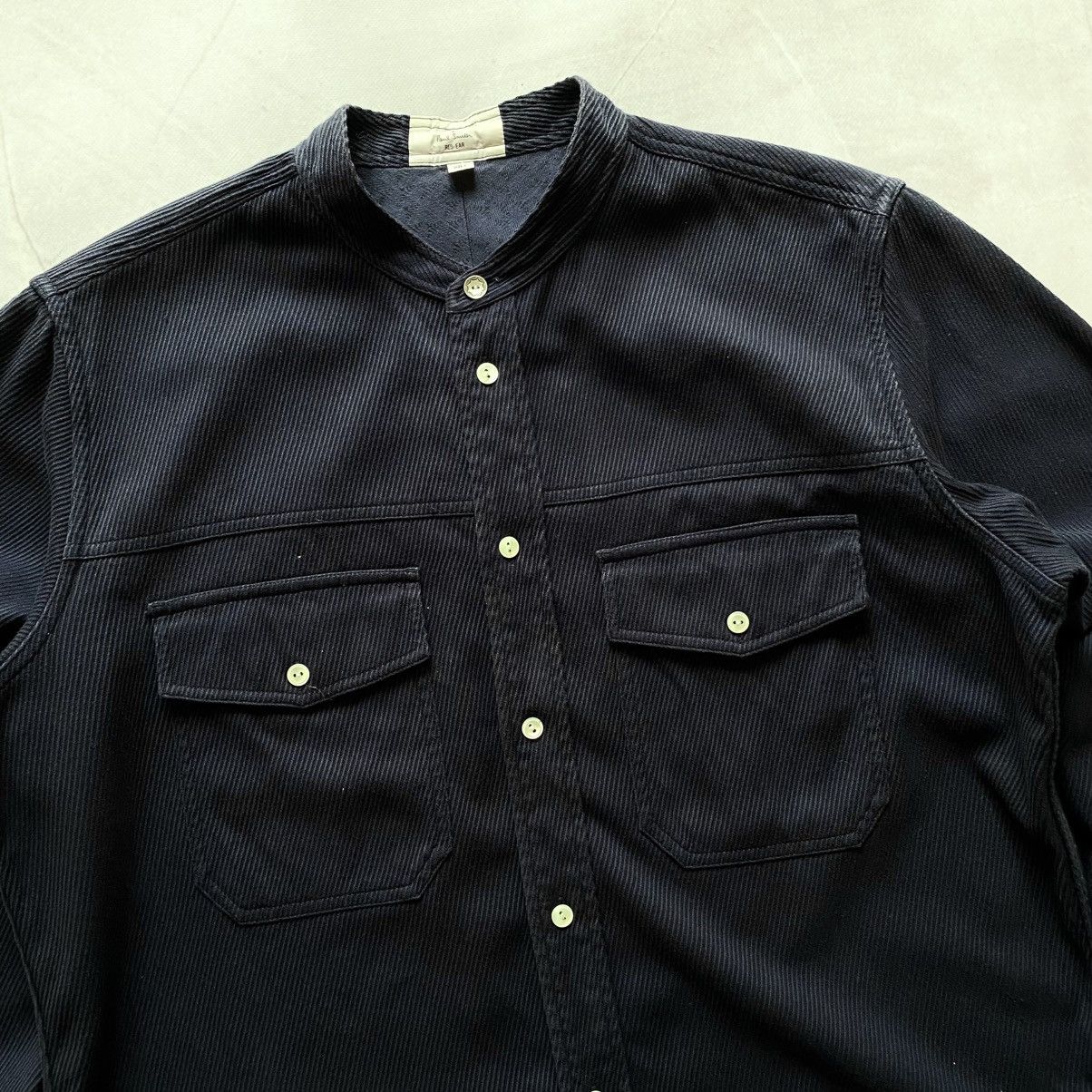 Paul Smith Japan Paul Smith Red Ear Navy Pocket Shirt Jacket Size US L / EU 52-54 / 3 - 2 Thumbnail