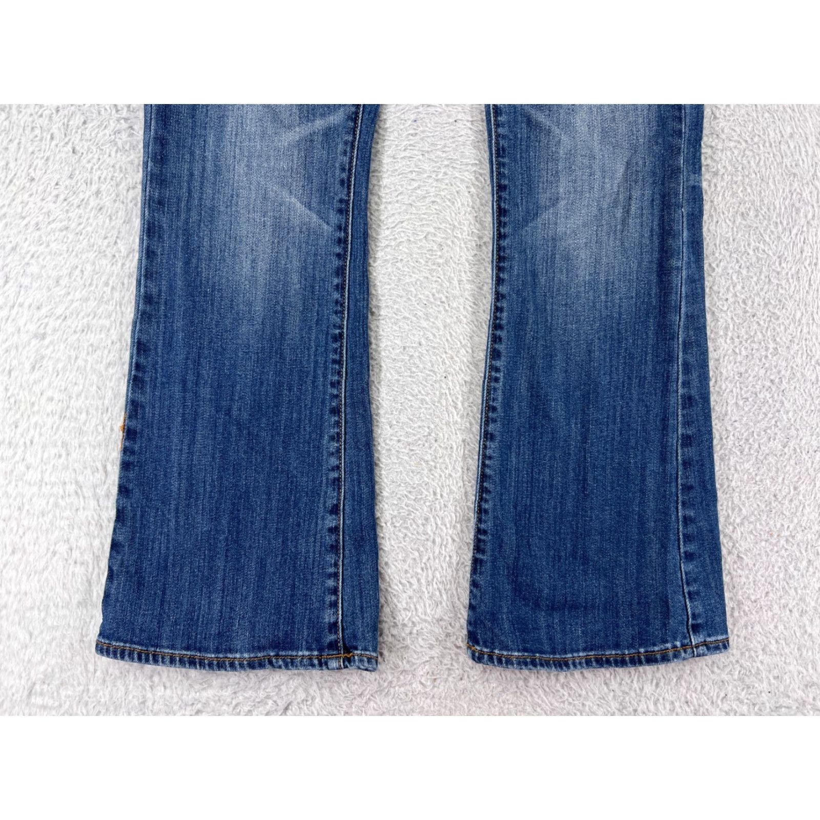 Lucky Brand Lucky Brand Jeans Women 4 Blue Denim Sofia Straight 5-Pocket Cotton Blend Stretch Size 27" / US 4 / IT 40 - 6 Thumbnail