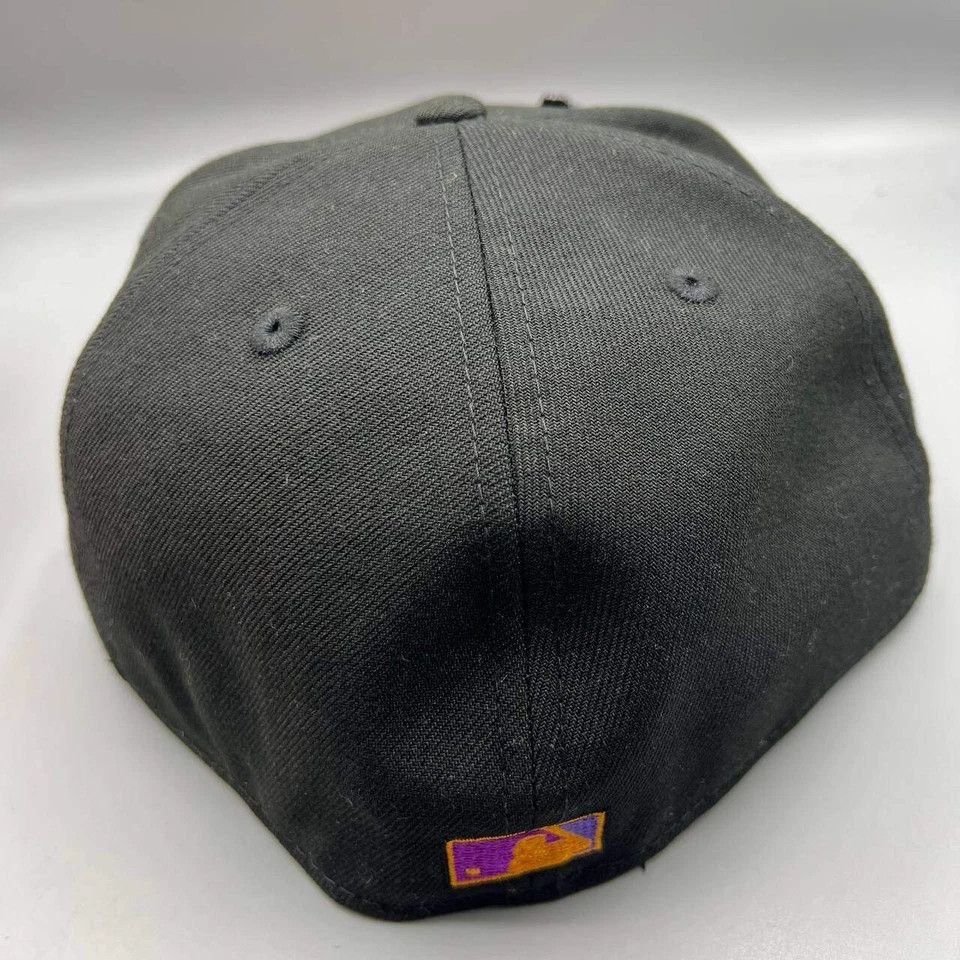 New Era Los Angeles LA Dodgers Hat Men 7 5/8 Frozen Orange Fitted Size ONE SIZE - 7 Thumbnail