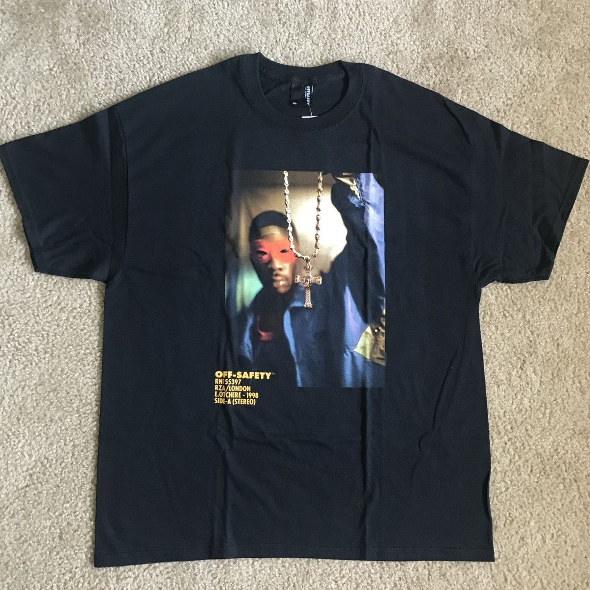 Wu-Tang Clan 🔴Wu-Tang Shirt Size XL Rza Bobby Digital Off Safety WuTang Size US XL / EU 56 / 4 - 6 Thumbnail
