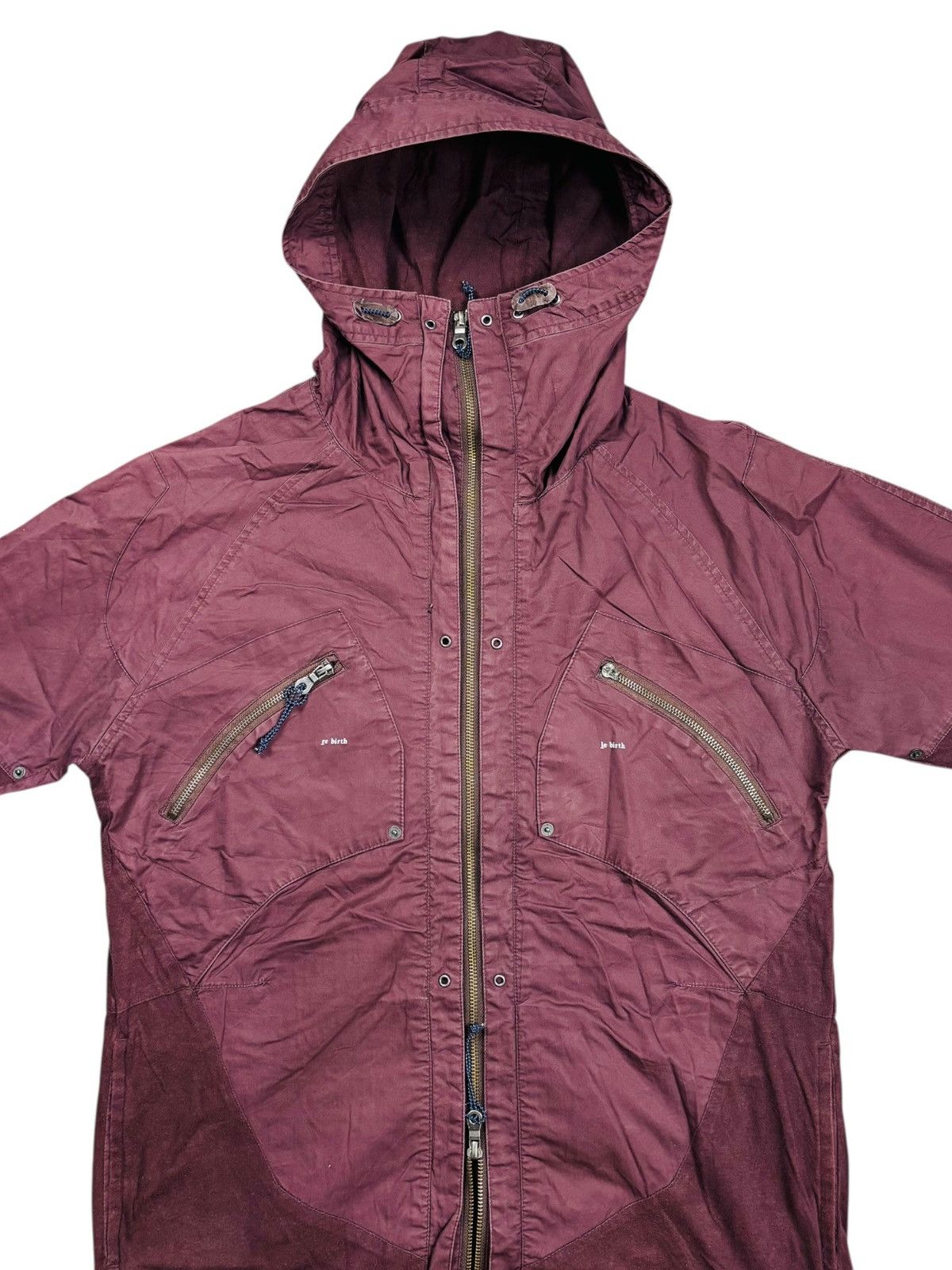 BUFFALO BOBS 2000s PPFM - Apocalypse Style Red Wine Cargo Jacket Size US M / EU 48-50 / 2 - 8 Thumbnail