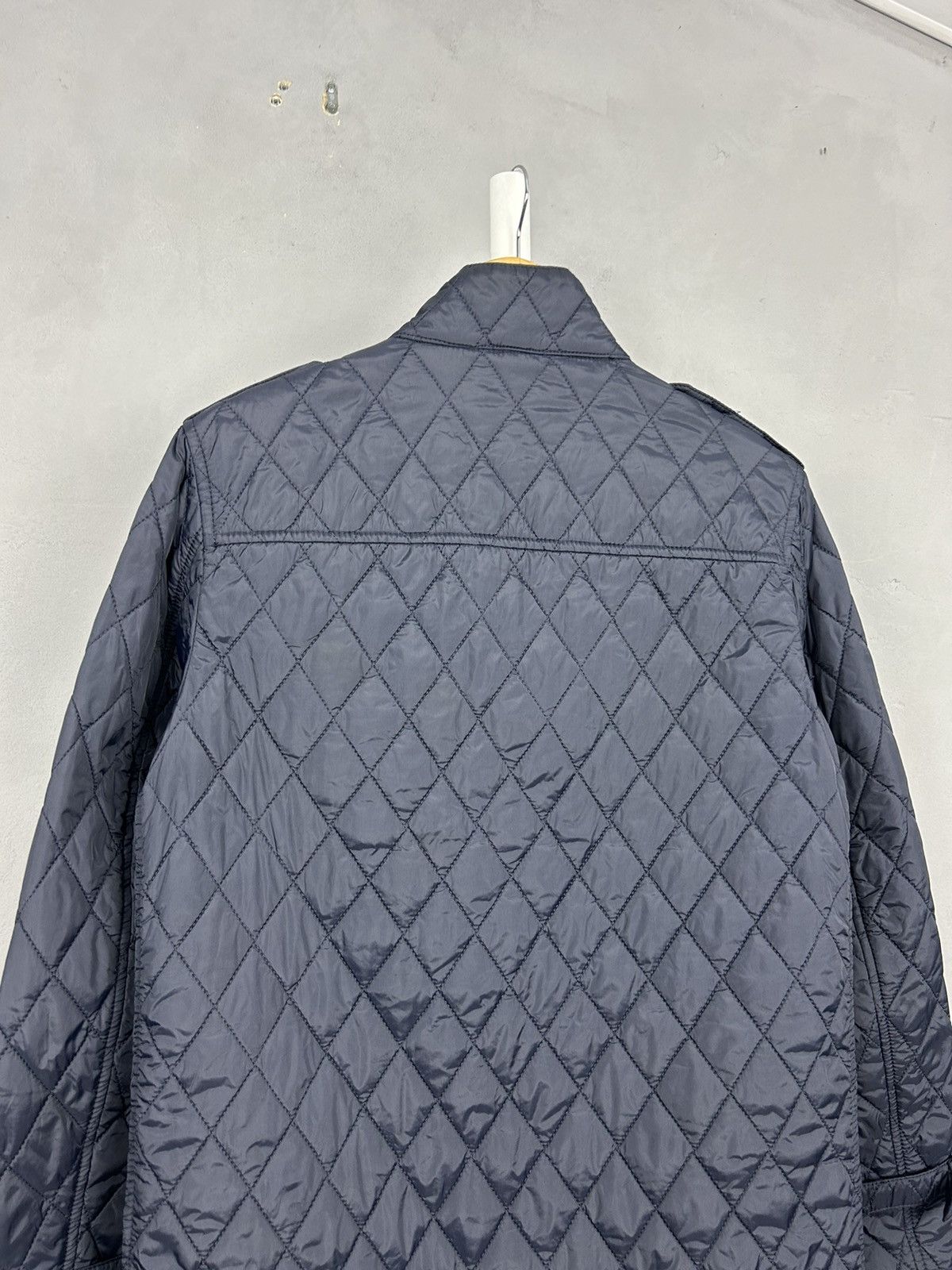Burberry Burberry Quilted Navy Jacket Snap Button Classic Check Size US S / EU 44-46 / 1 - 18 Thumbnail