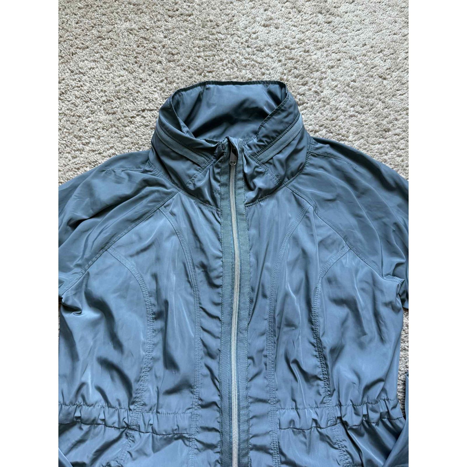 Athleta Athleta Drip Drop Water Repellent Jacket with Hood Grey S Size S / US 4 / IT 40 - 8 Thumbnail