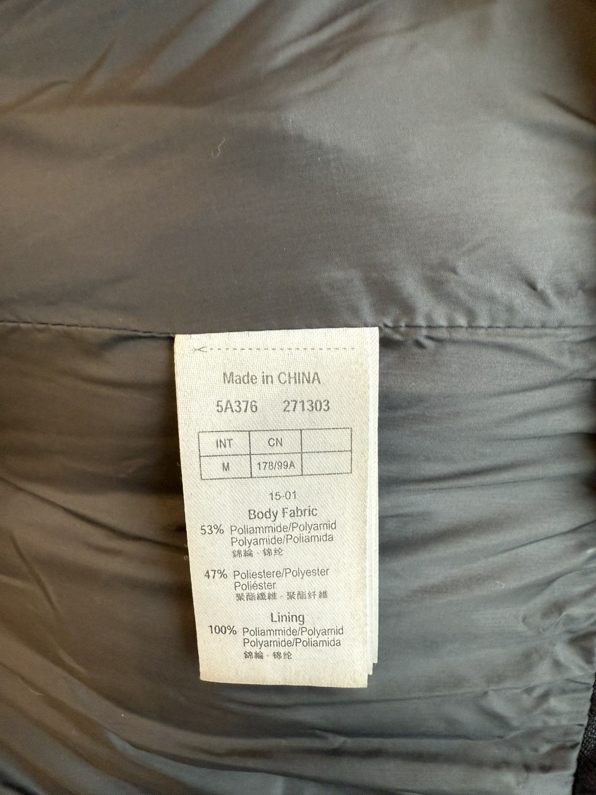 Emporio Armani Navy + Black Emporio Armani Short Down Coat Size US M / EU 48-50 / 2 - 9 Thumbnail