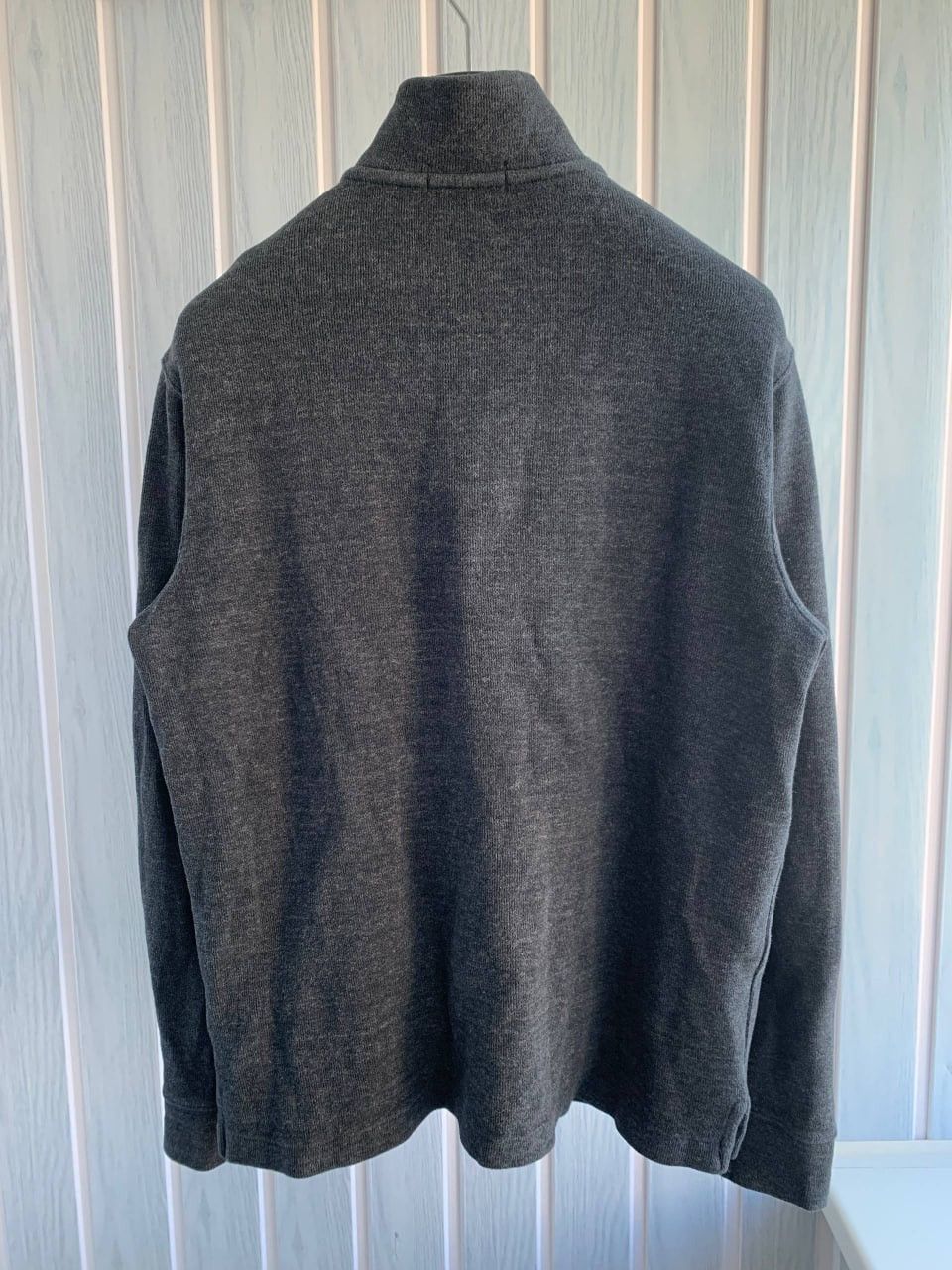 Polo Ralph Lauren Polo Ralph Lauren Grey Cotton 1/4 Zip Pullover Sweater Size US L / EU 52-54 / 3 - 5 Thumbnail