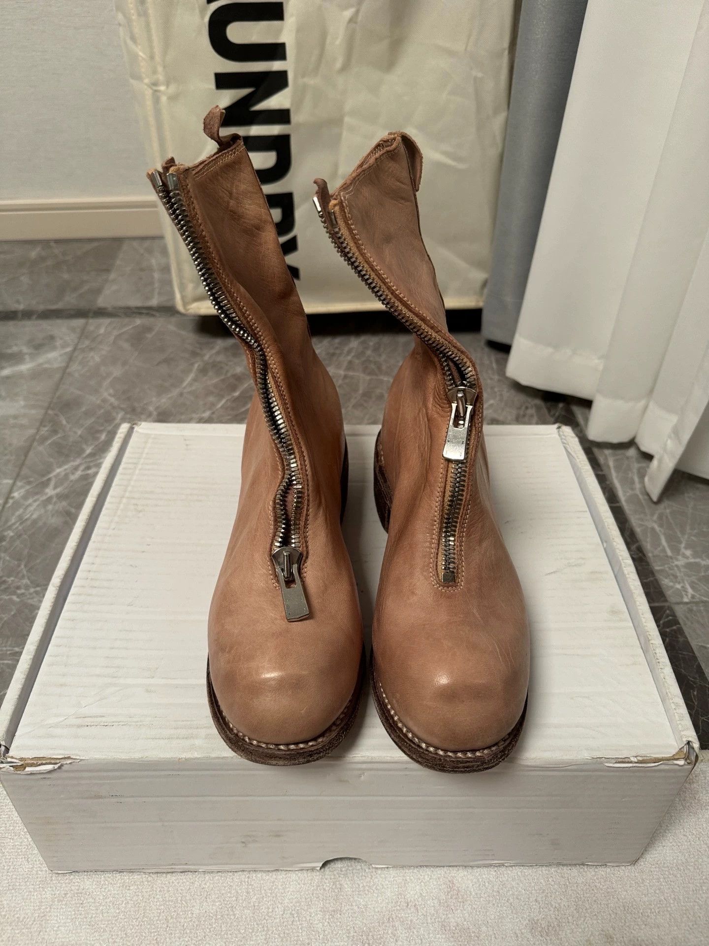 Guidi Guidi PL2 milk tea & blush leather boots 37 Size US 6.5 / IT 36.5 - 2 Thumbnail