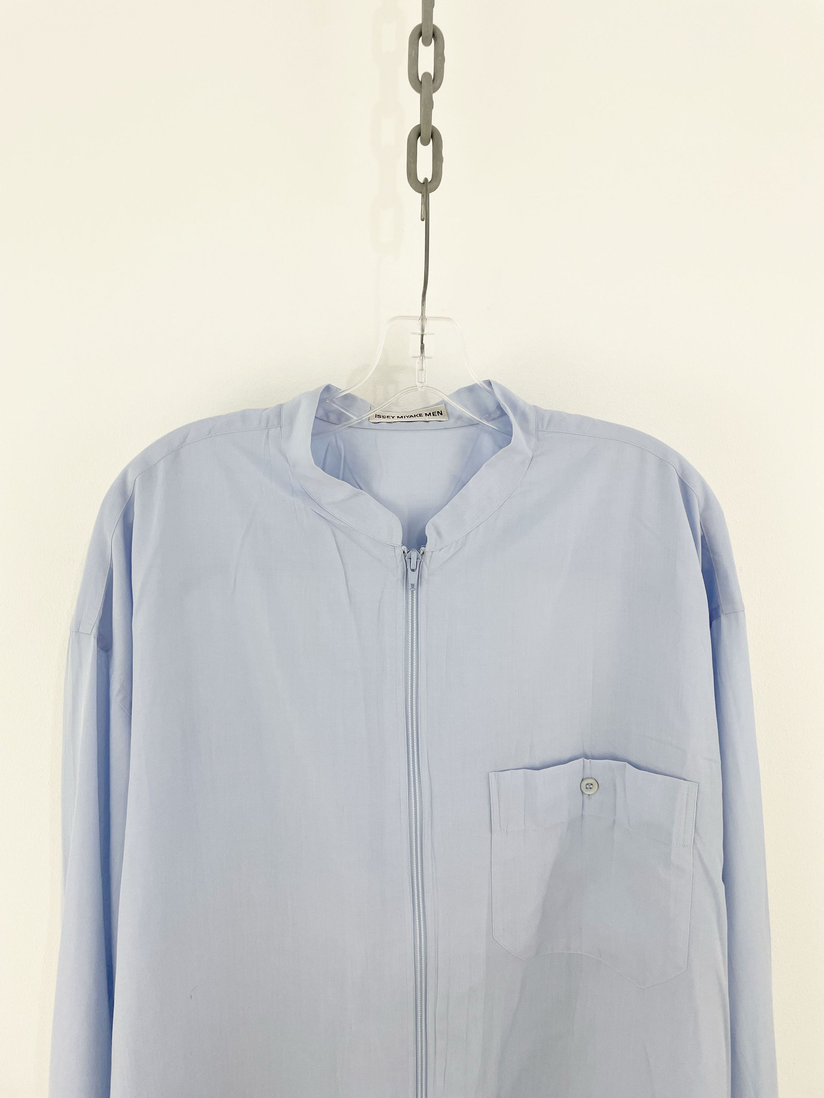 Issey Miyake Zip Shirt Size US XL / EU 56 / 4 - 4 Thumbnail