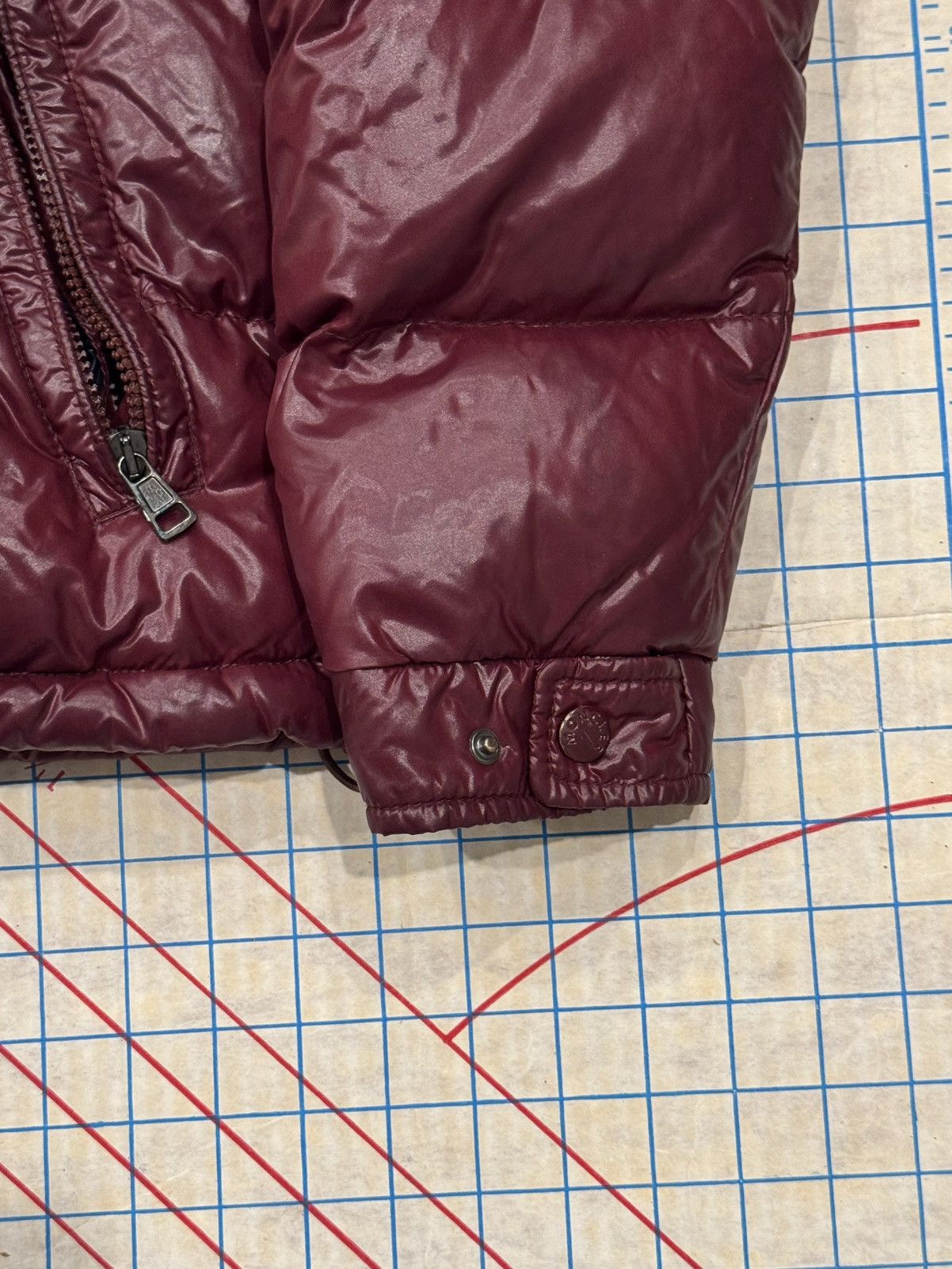 Moncler Moncler Maya Giubbotto Jacket Dark Red Size 2 Fits Medium Size US M / EU 48-50 / 2 - 6 Thumbnail