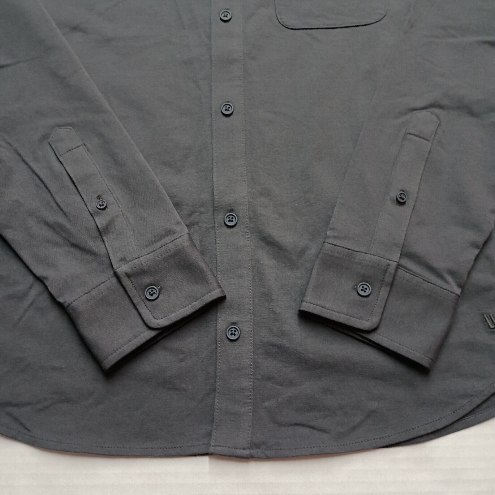 Other VRST Men's Refined Knit Button Up LS Shirt Men's Size M Gray Size US M / EU 48-50 / 2 - 2 Thumbnail