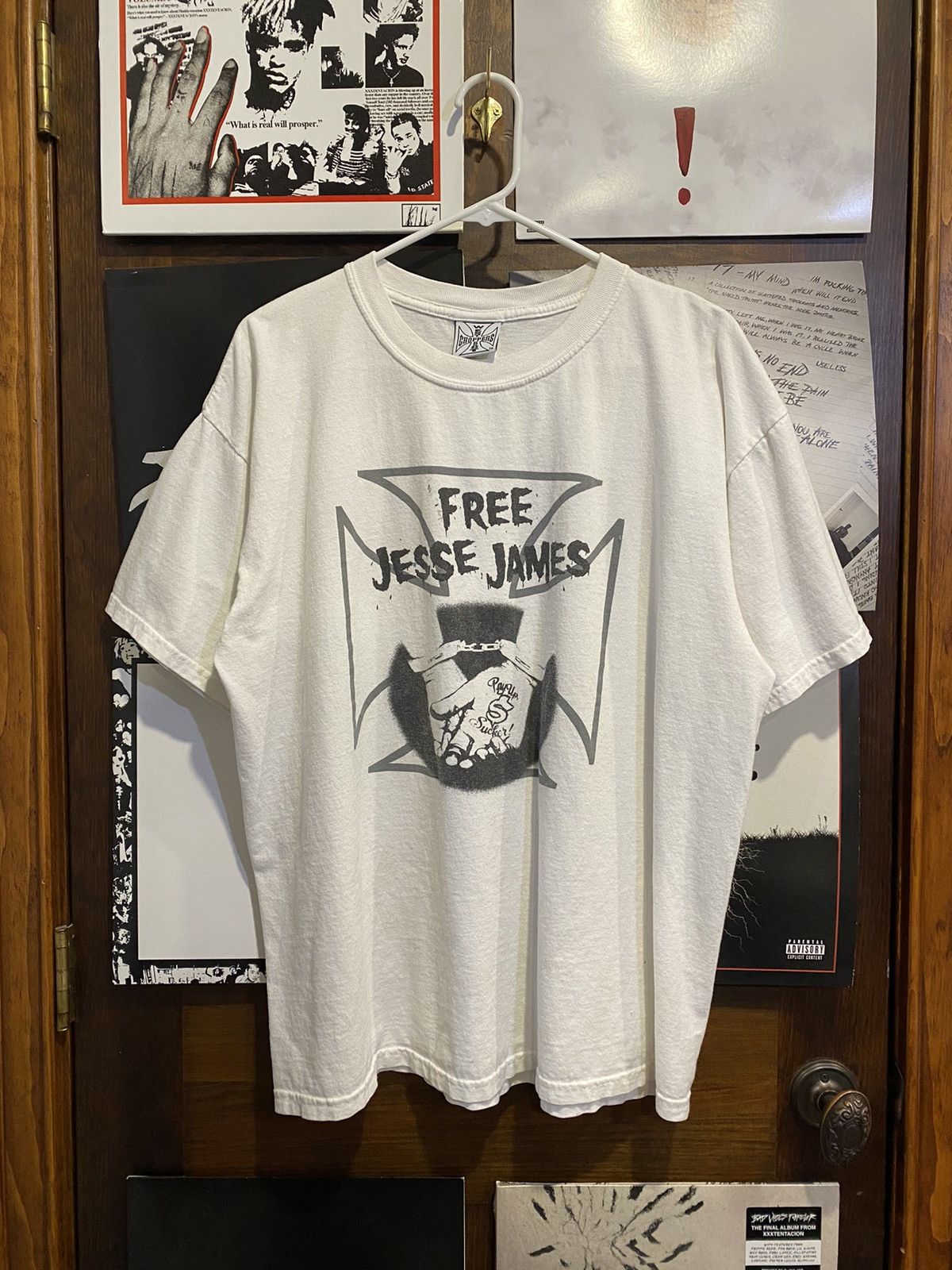 Vintage Free Jesse James Pay Up Sucker West Coast Choppers Tee | Grailed