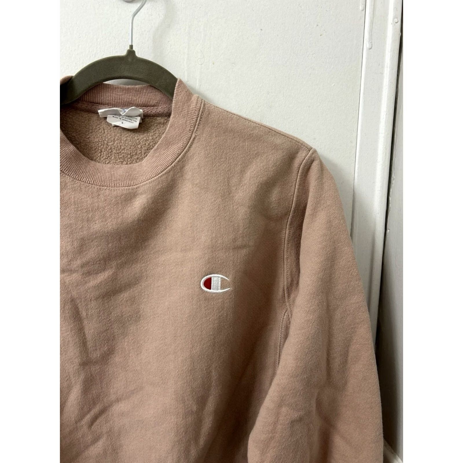 Champion Champion Reverse Weave Crewneck Sweatshirt Mens S Dusty Rose Pink Pullover L/S Baseball? Size US S / EU 44-46 / 1 - 4 Thumbnail