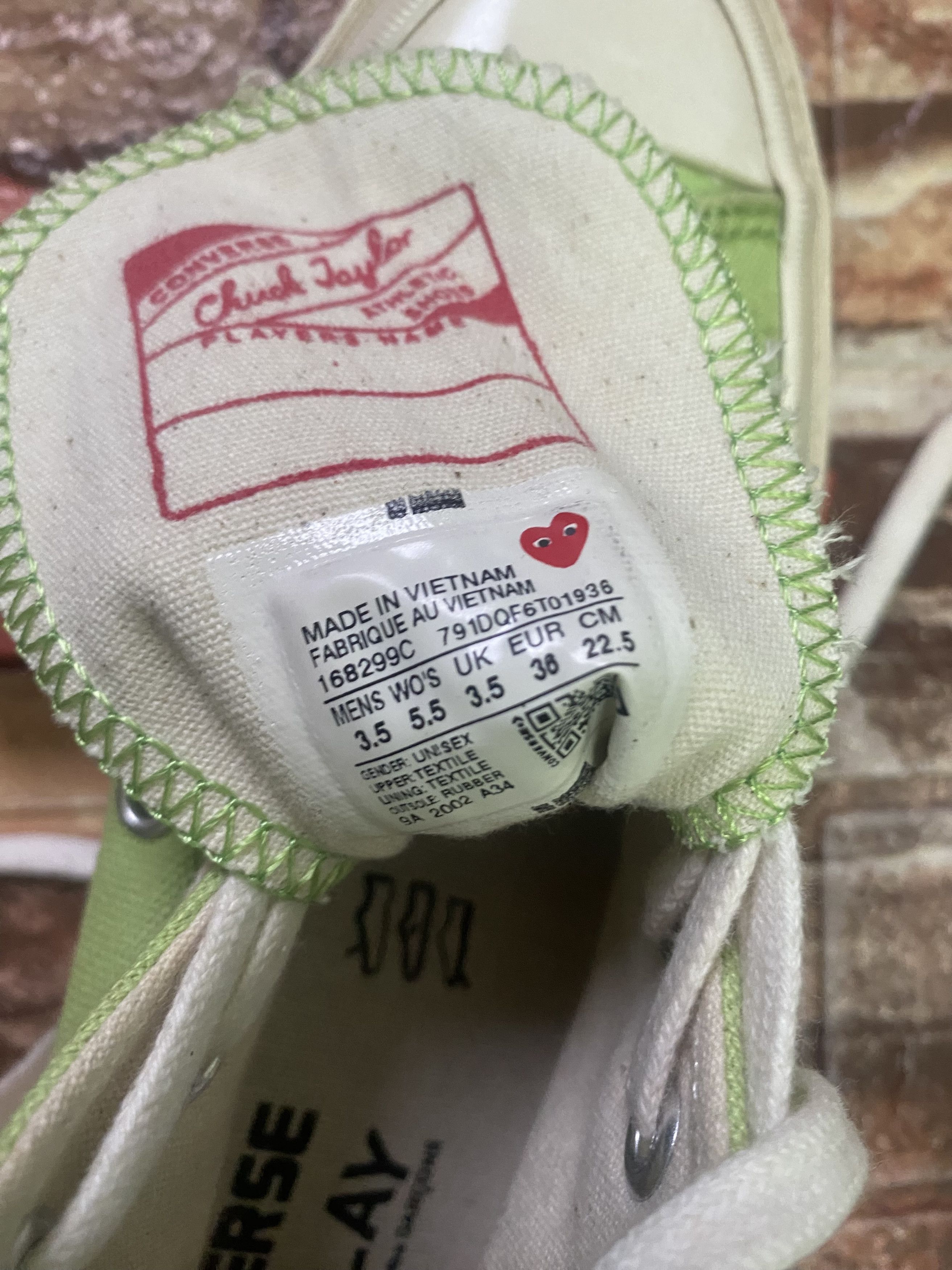 Comme des Garcons Comme Des Garcons x Converse 3.5UK Mens Size US 5 / EU 37 - 12 Thumbnail