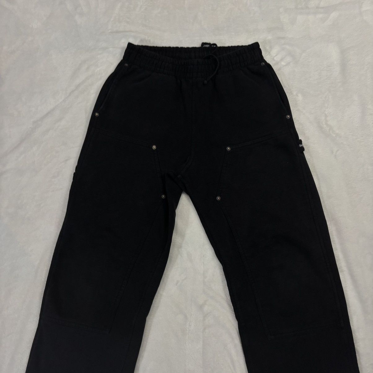 Supreme Supreme Baggy Sweatpants Double Knee Painter Black Mens S Size US 30 / EU 46 - 2 Thumbnail