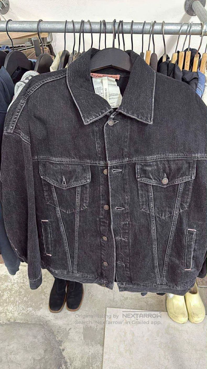 Acne Studios Acne Studios Black Denim Jacket Size US S / EU 44-46 / 1 - 1 Thumbnail