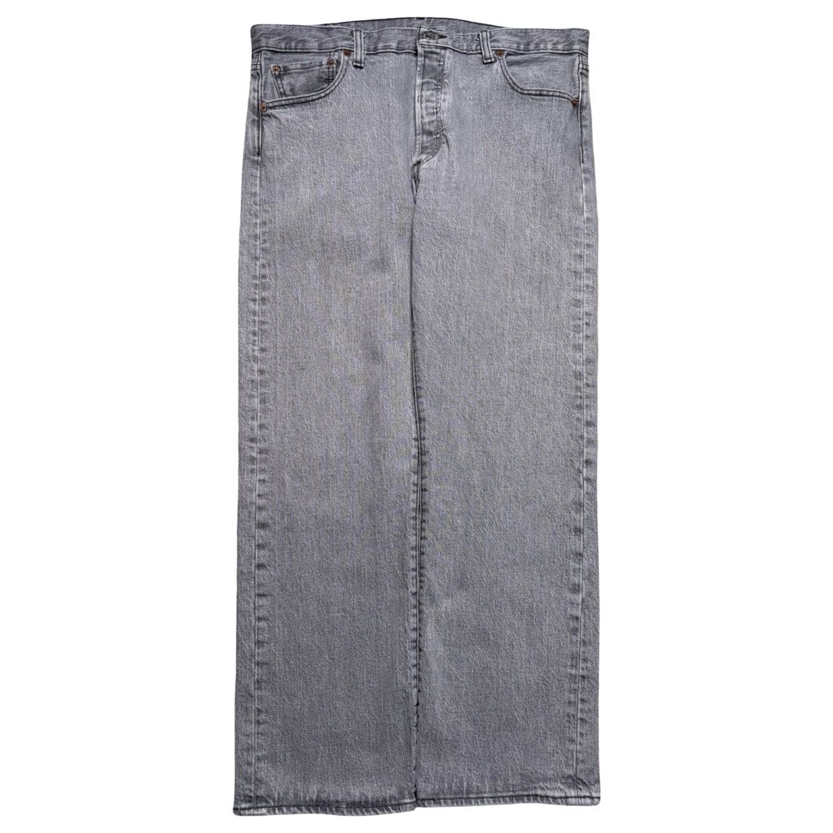 Levi's Levis 501 Jeans Men’s Gray Denim Pants Faded Grunge 36X29 Size US 36 / EU 52 - 1 Thumbnail