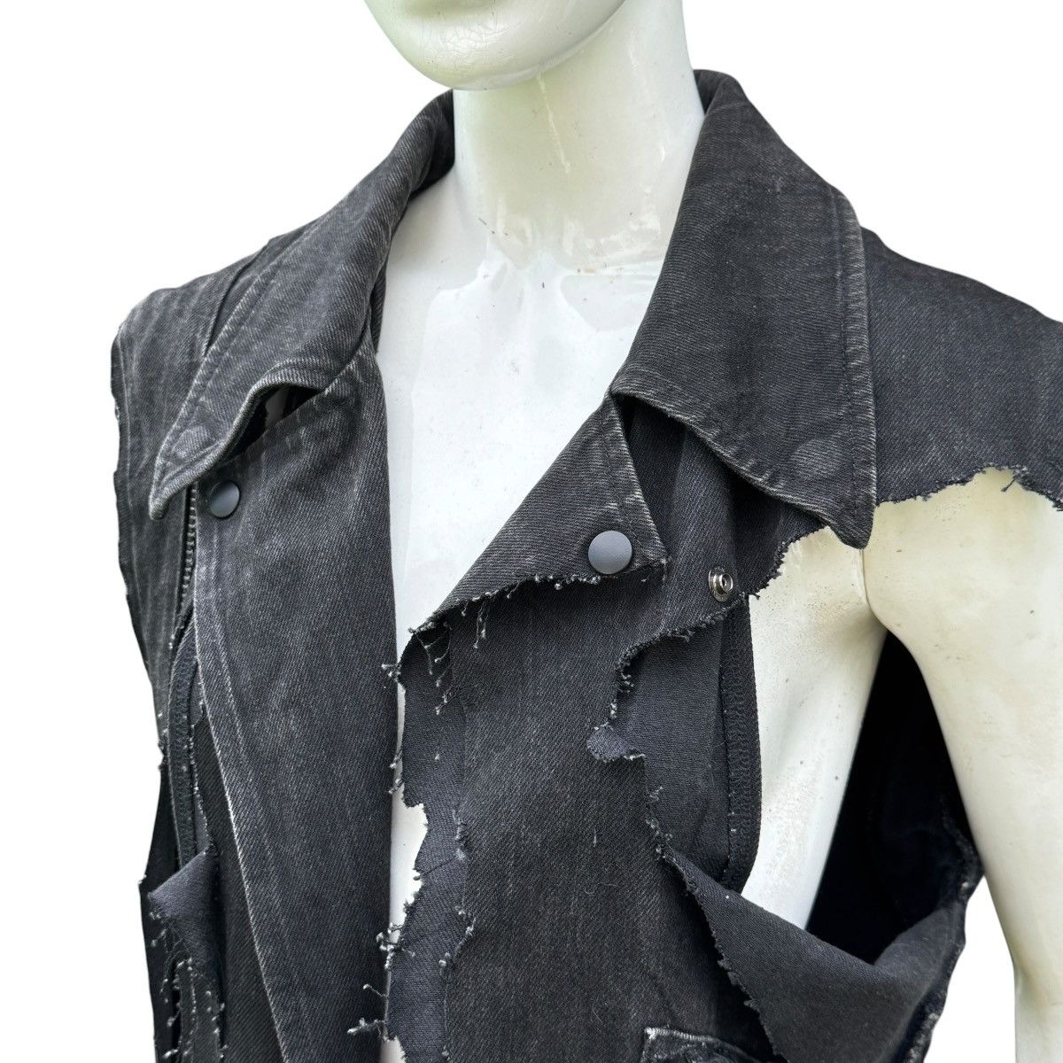 RUDE GALLERY Vintage Rude Gallery Black Distressed Thrashed Punk Bikers Size US M / EU 48-50 / 2 - 5 Thumbnail