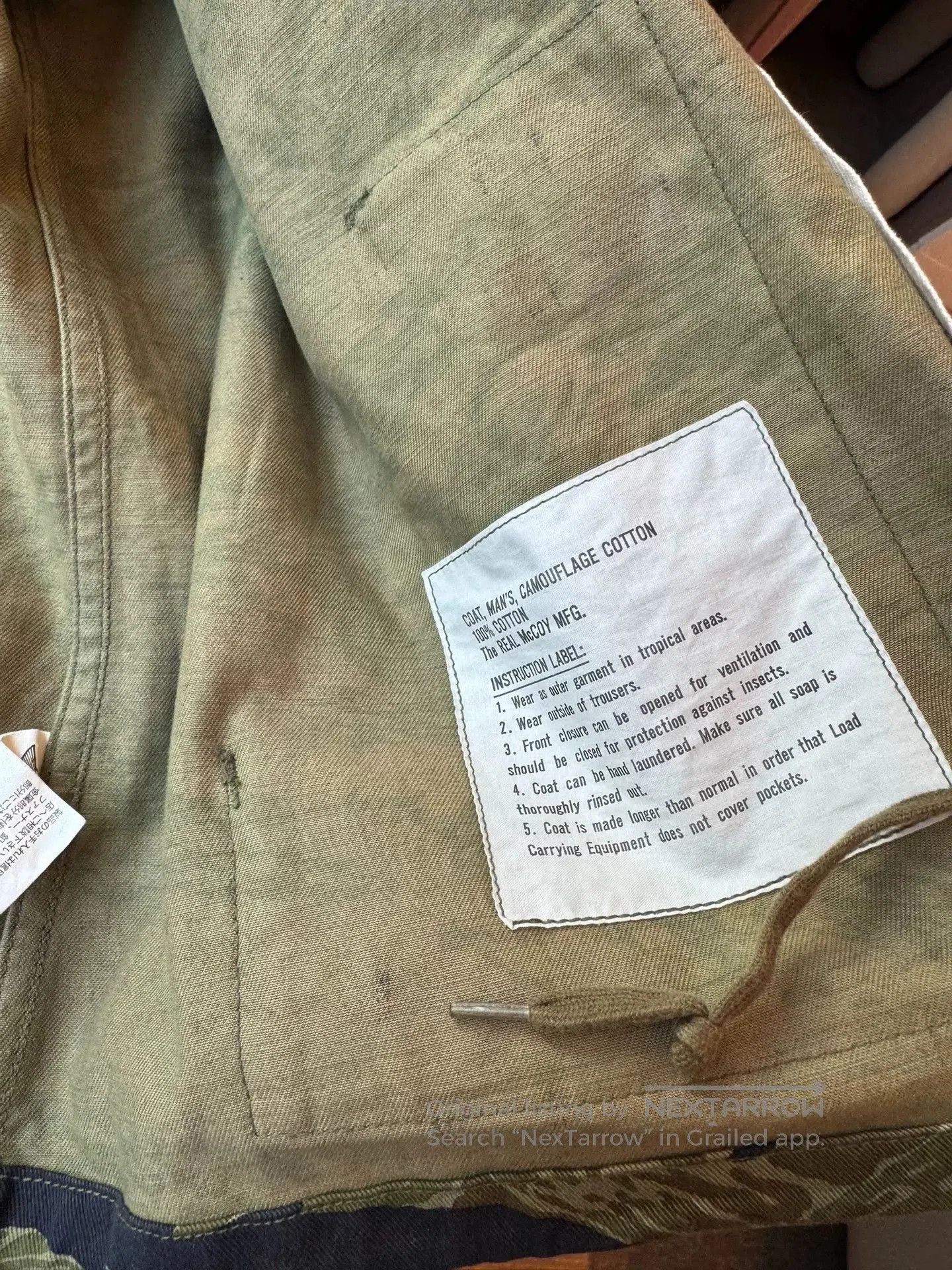The Real McCoy's The Real McCoy's Tiger Camo Parka. Size US M / EU 48-50 / 2 - 7 Thumbnail