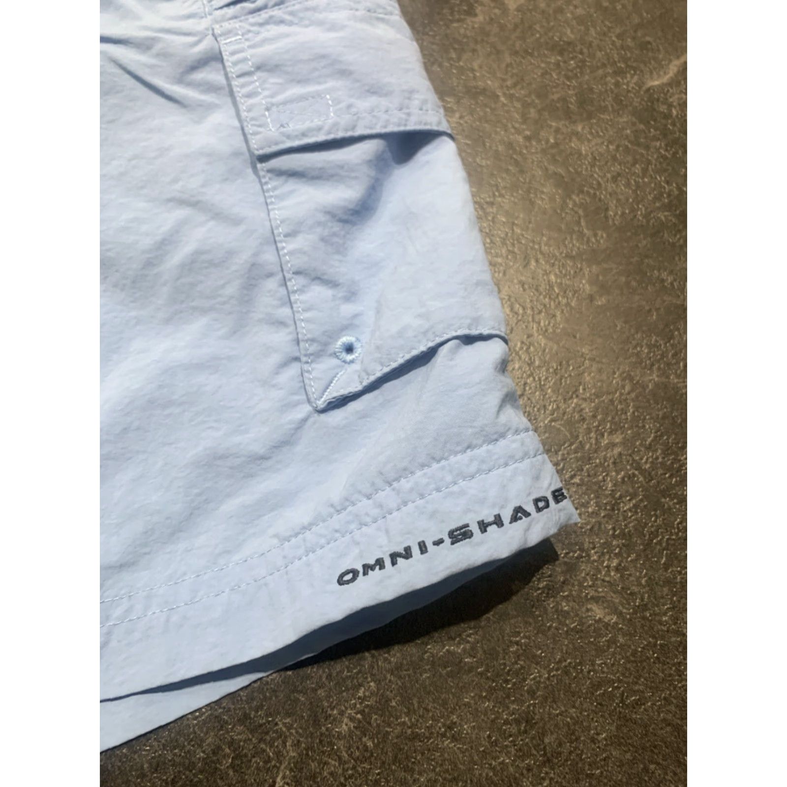 Vintage Columbia Mens Blue Trunks Large Fishing Shorts Size US 33 - 3 Thumbnail